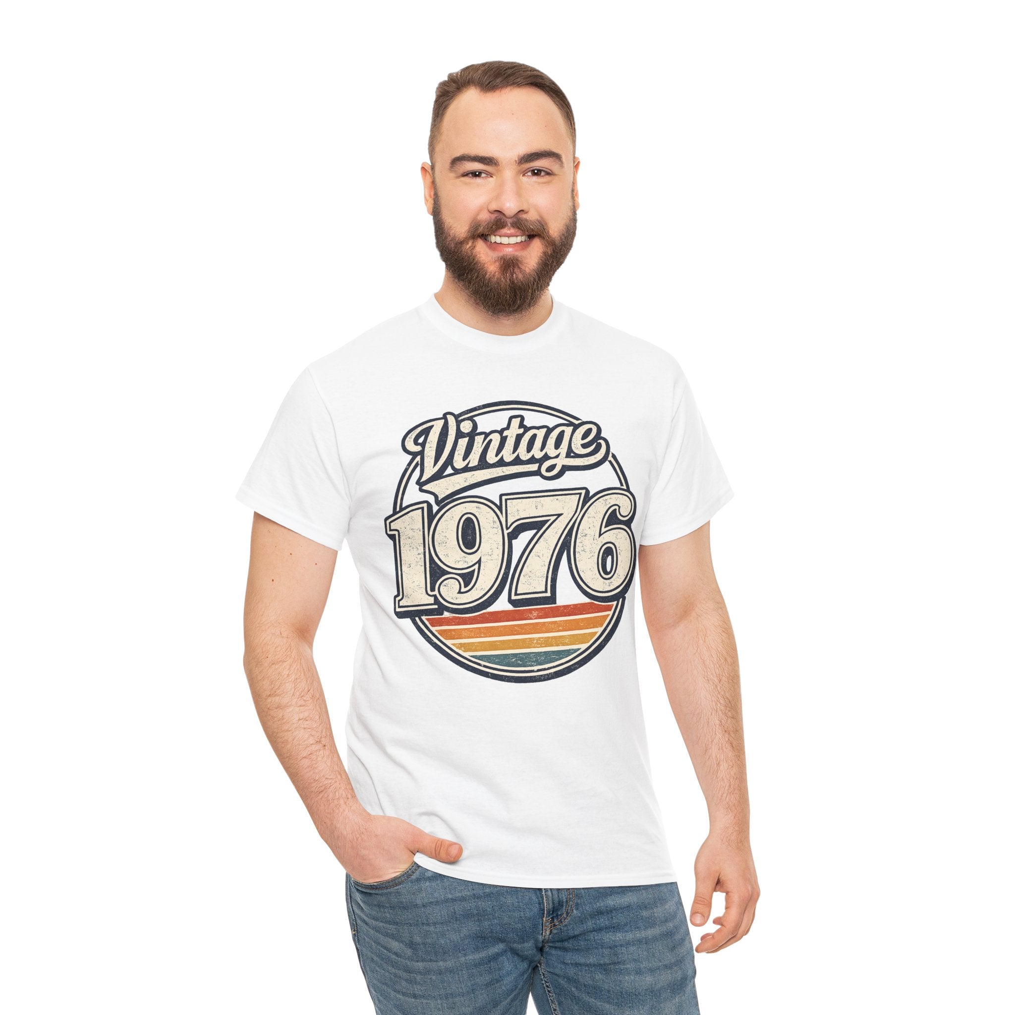 Vintage 1976 Retro Birthday Tee