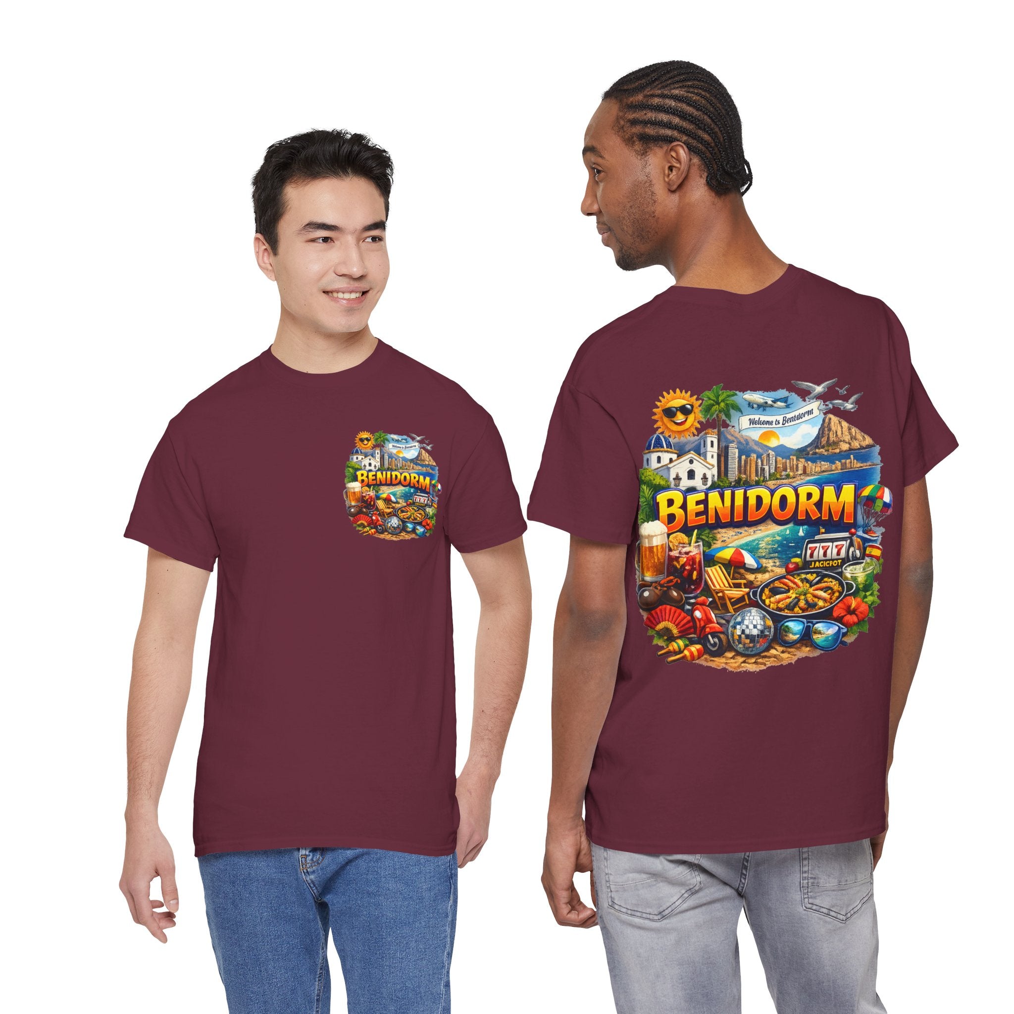 Benidorm Souvenir T‑Shirt — Spain Beach Holiday Graphic Tee
