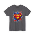 Superhero Emblem Paint-Splash T-Shirt