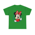 Minnie Mouse Retro Peeking Cotton T-Shirt / Tee
