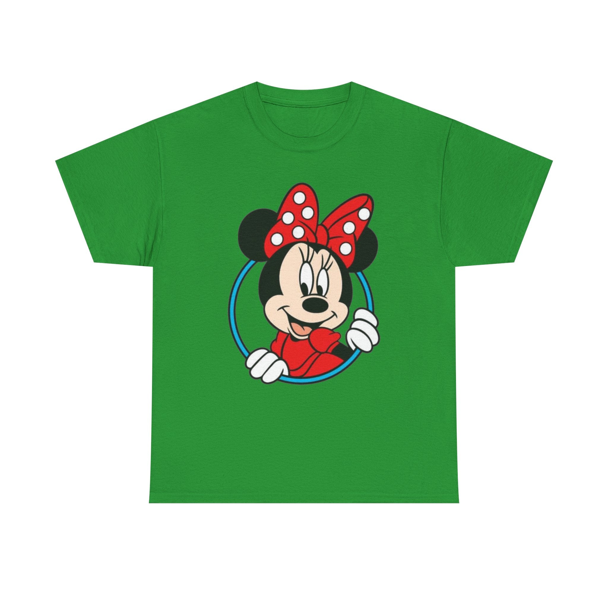 Minnie Mouse Retro Peeking Cotton T-Shirt / Tee