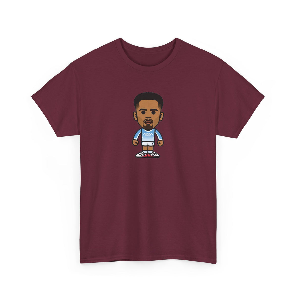 Iliman Ndiaye Manchester City Cartoon Cotton T-Shirt