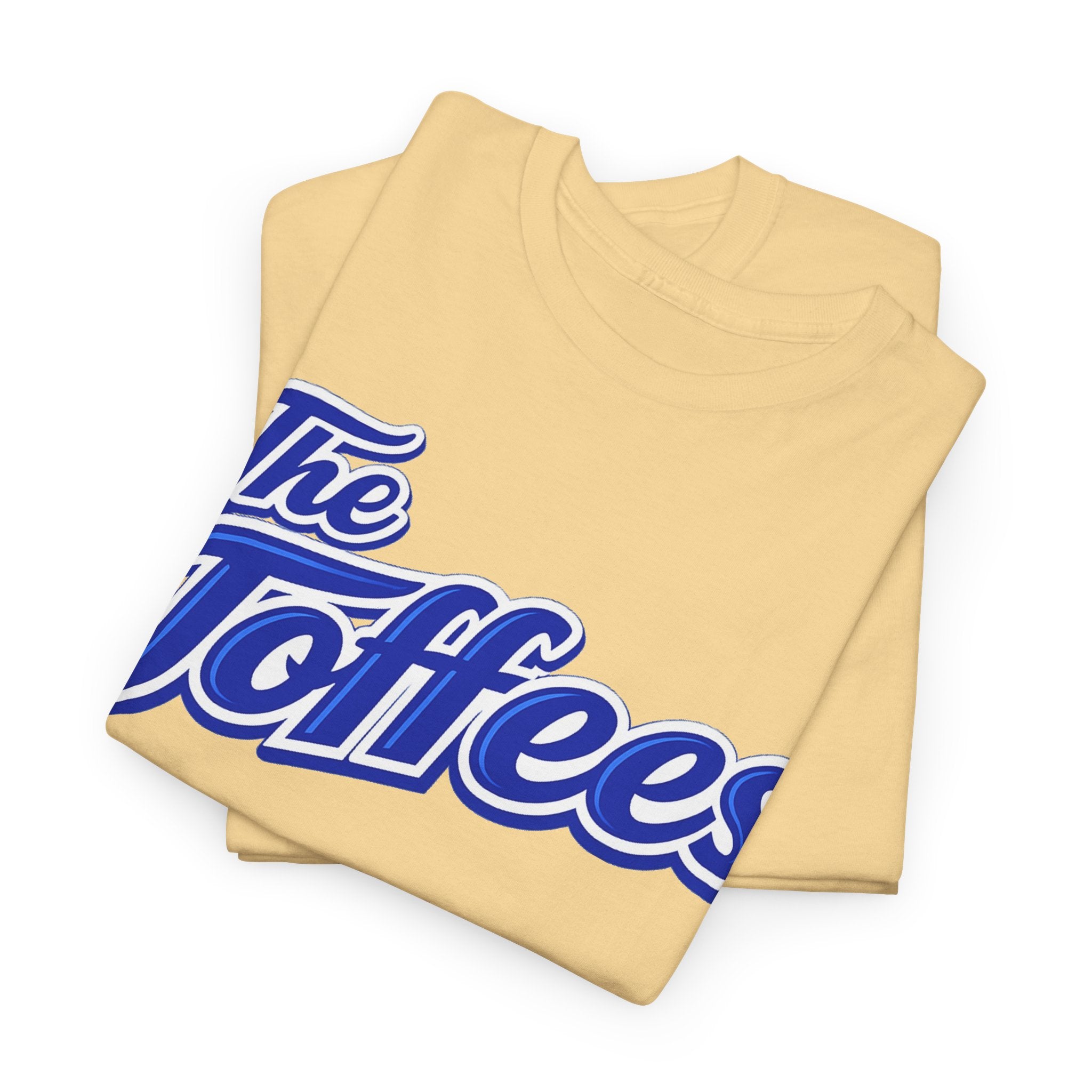 The Toffees Script Tee — Vintage Blue Logo T-Shirt