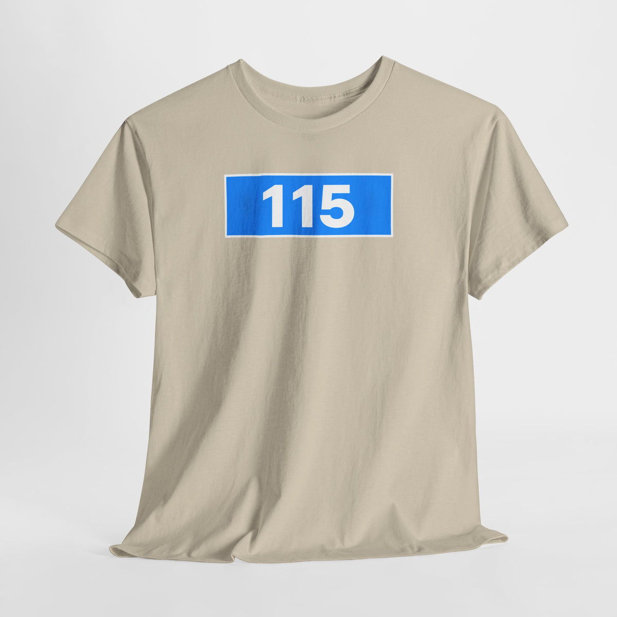 Manchester City 115 Inspired Minimalist Graphic Cotton T-Shirt