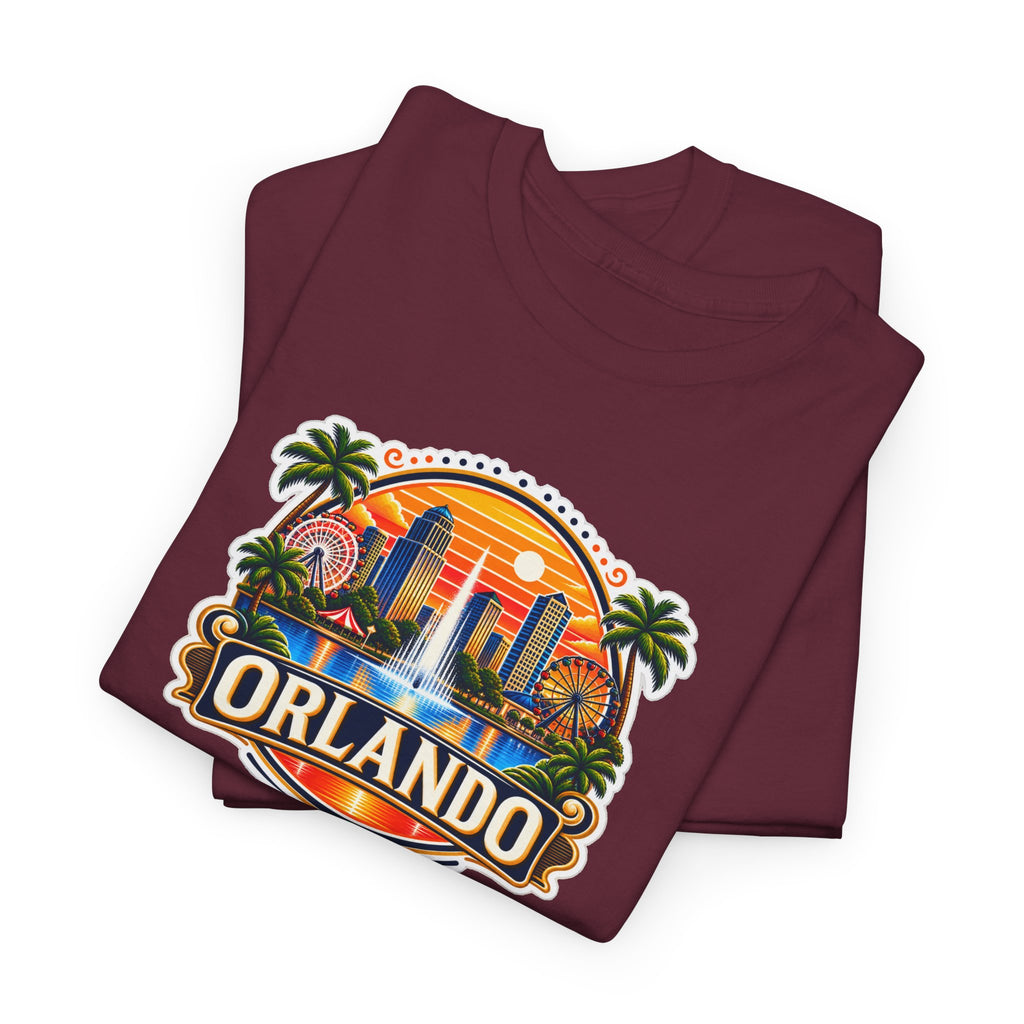 Orlando Sunset Logo Cotton T-Shirt