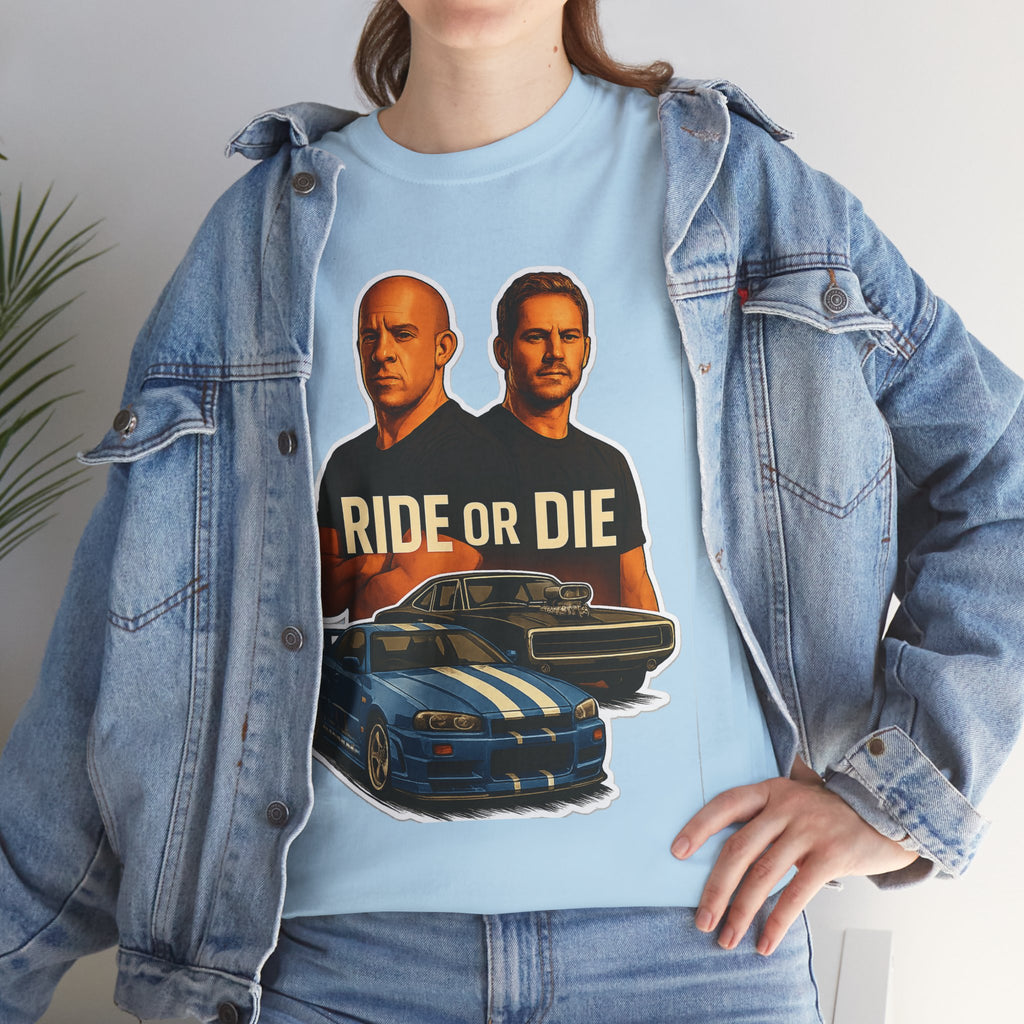 Ride or Die Street Racing Graphic Cotton Tee
