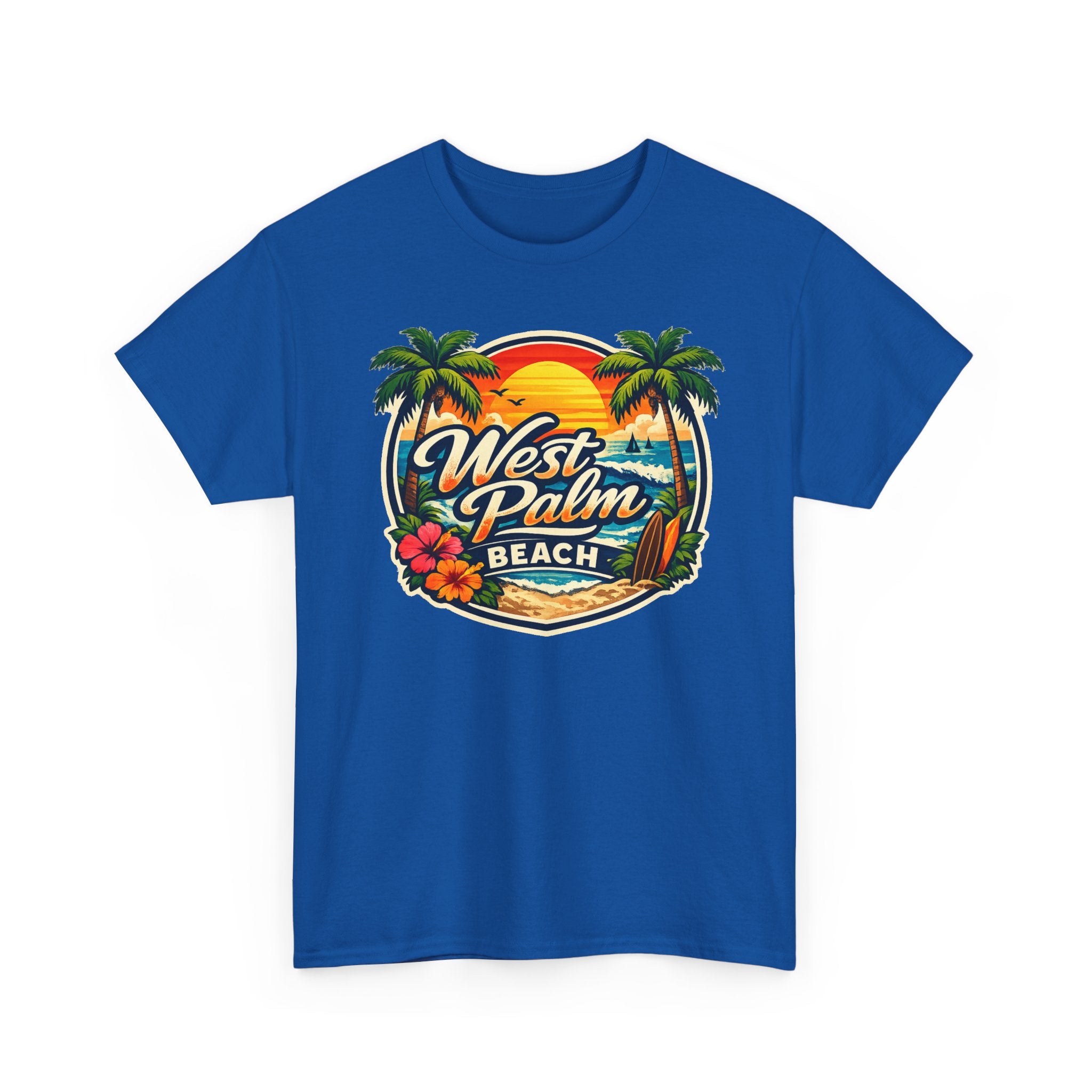West Palm Beach Retro Sunset T-Shirt