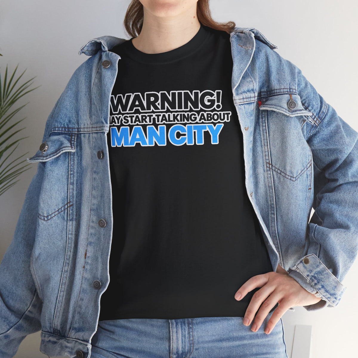 Manchester City Warning! May Start Talking About Man City T‑Shirt
