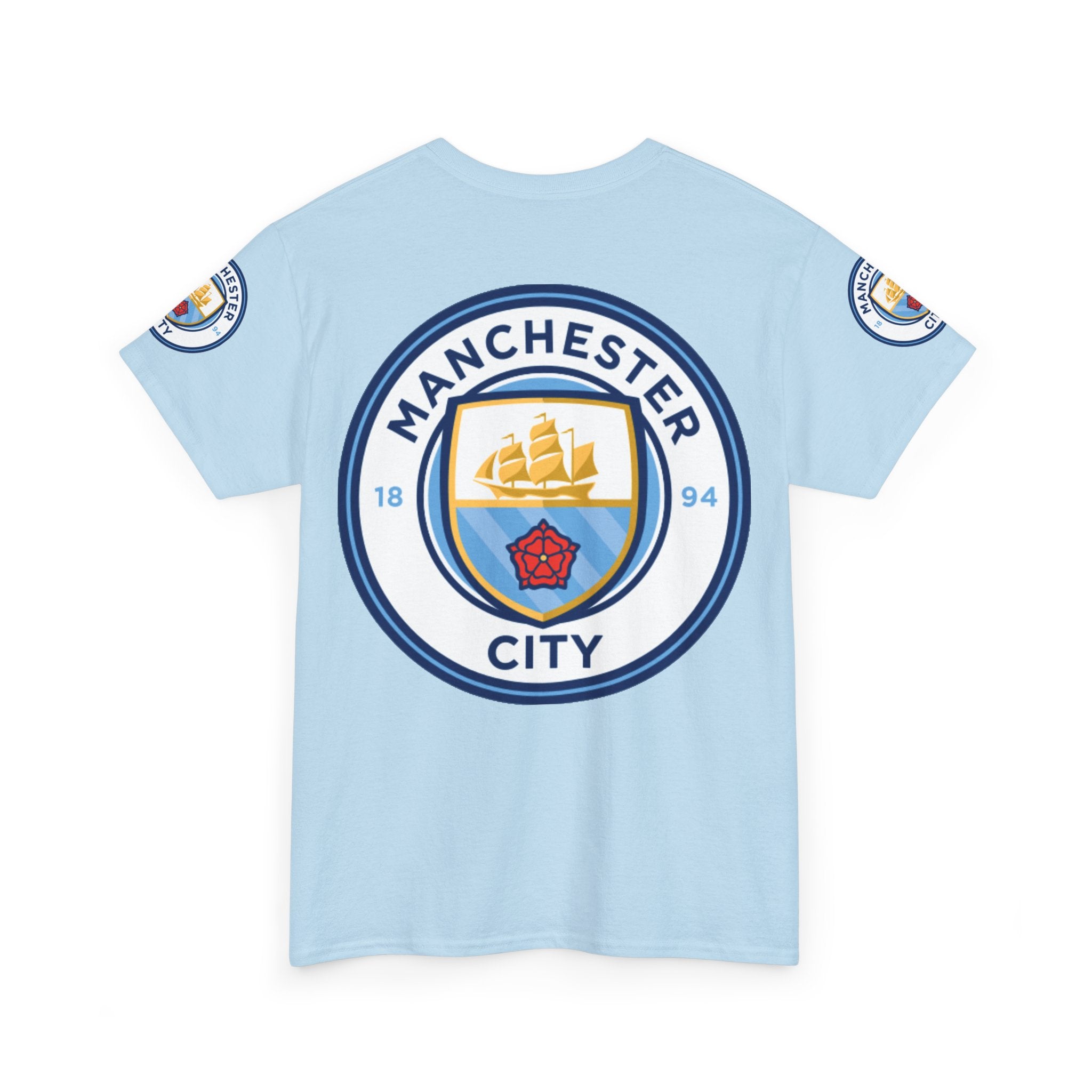 Manchester City Crest T-Shirt — Football Club Logo Tee