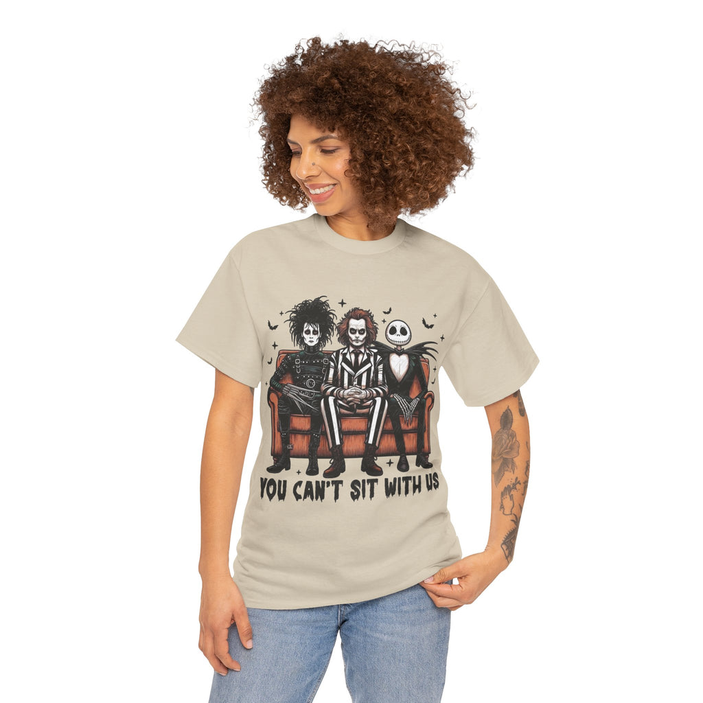 Johnny Depp Graphic Tee — 'You Can't Sit With Us' Halloween Horror Trio T-Shirt