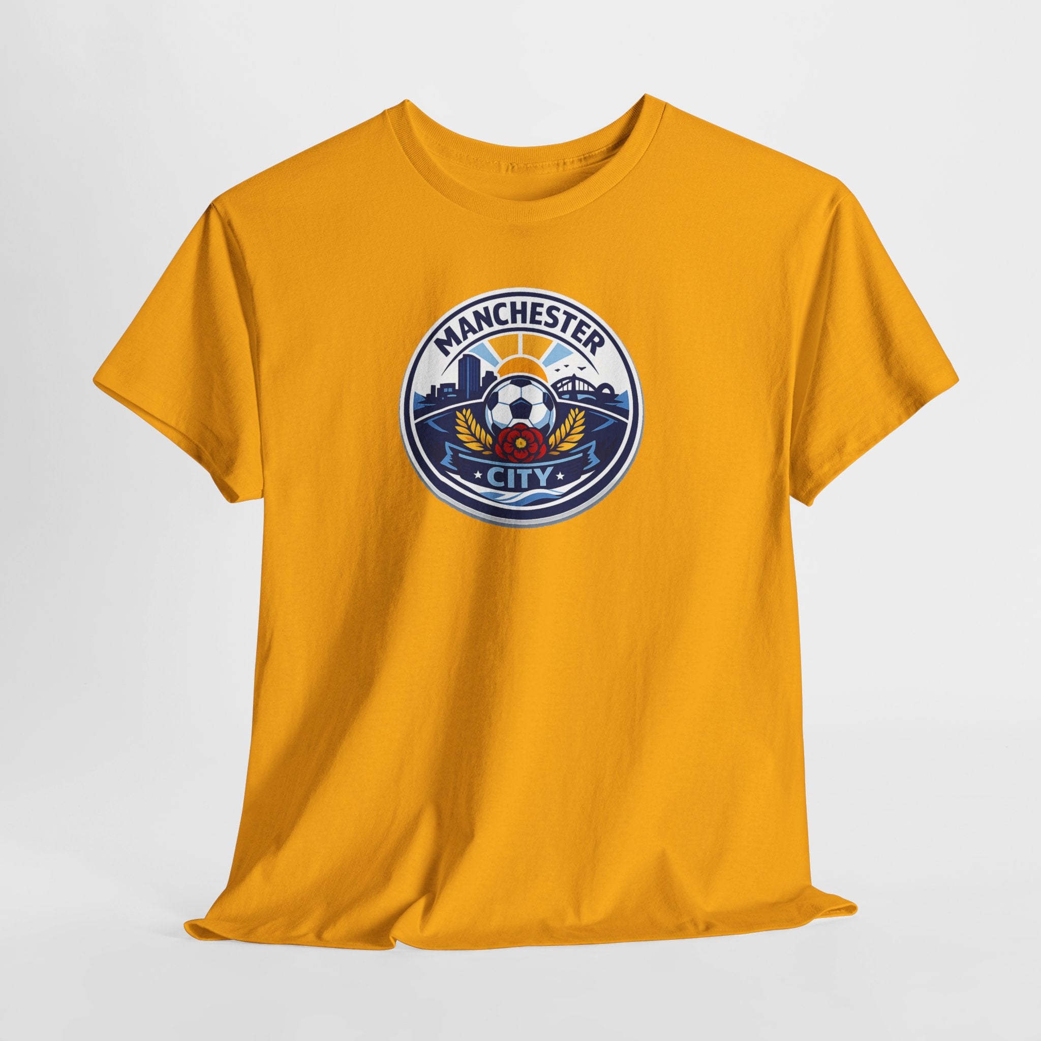 Manchester City Crest T-Shirt — Soccer Fan Tee