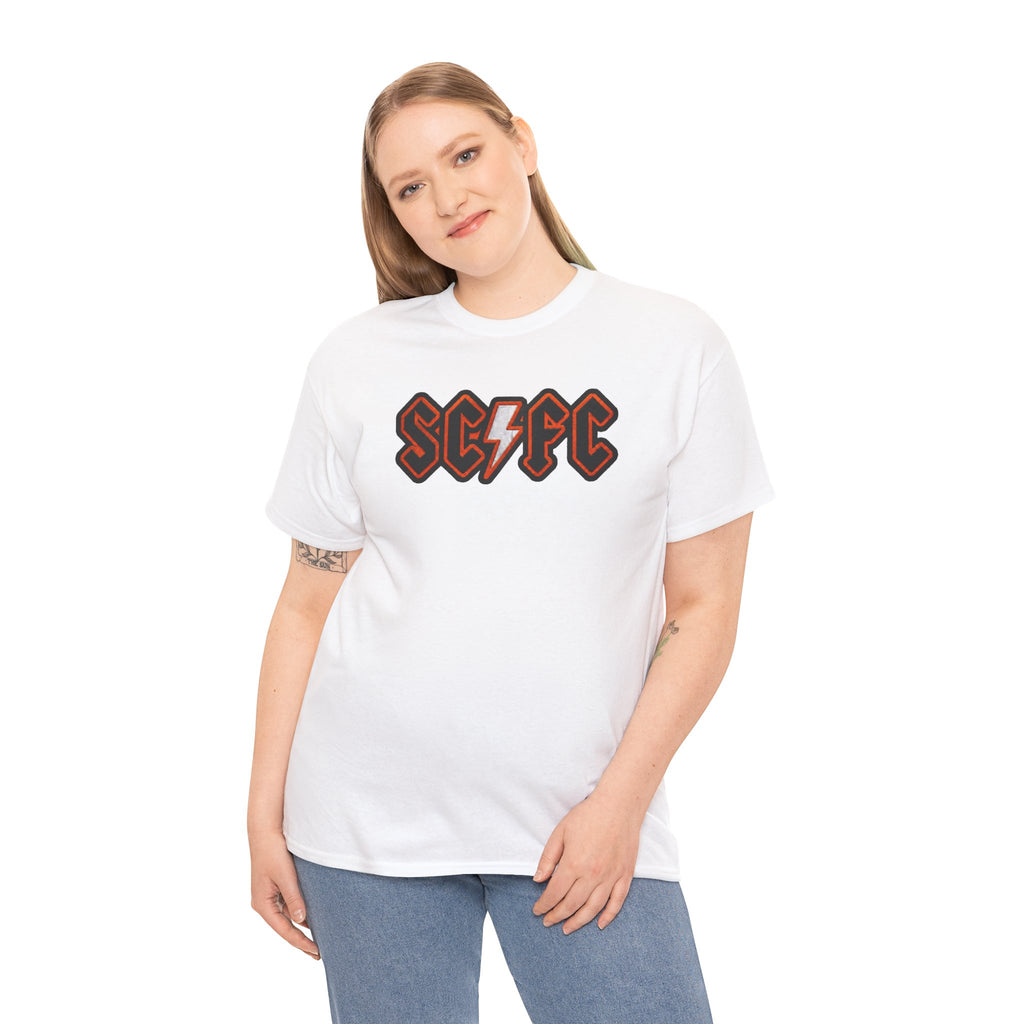 Salford City Inspired Logo T-Shirt — Retro Gothic Band-Style Tee