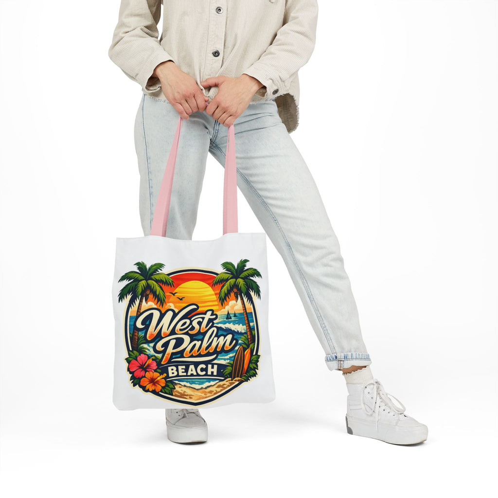 West Palm Beach Vintage Sunset Tote