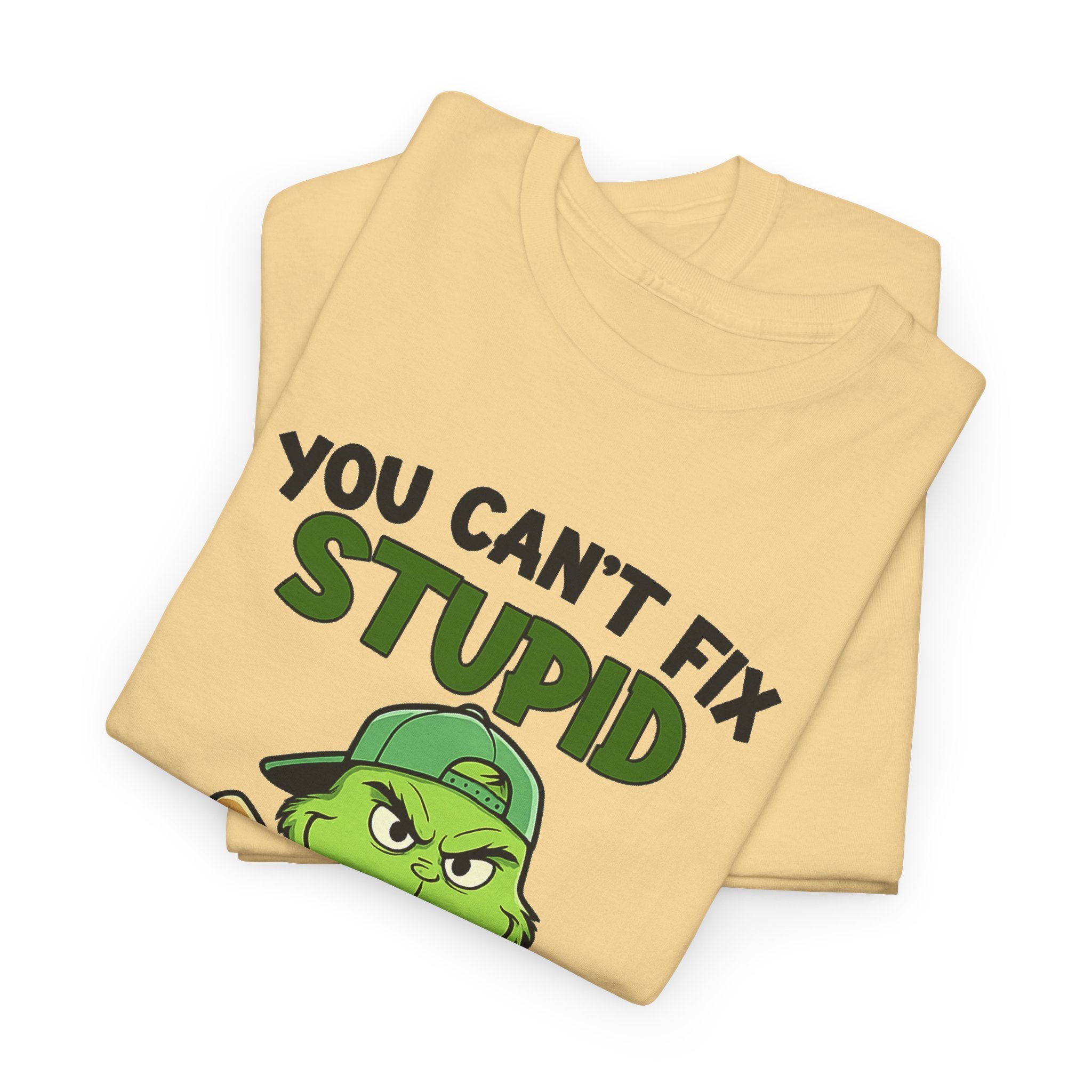 Funny Carpenter T‑Shirt — "You Can't Fix Stupid But You Can Numb It With a 2x4"
