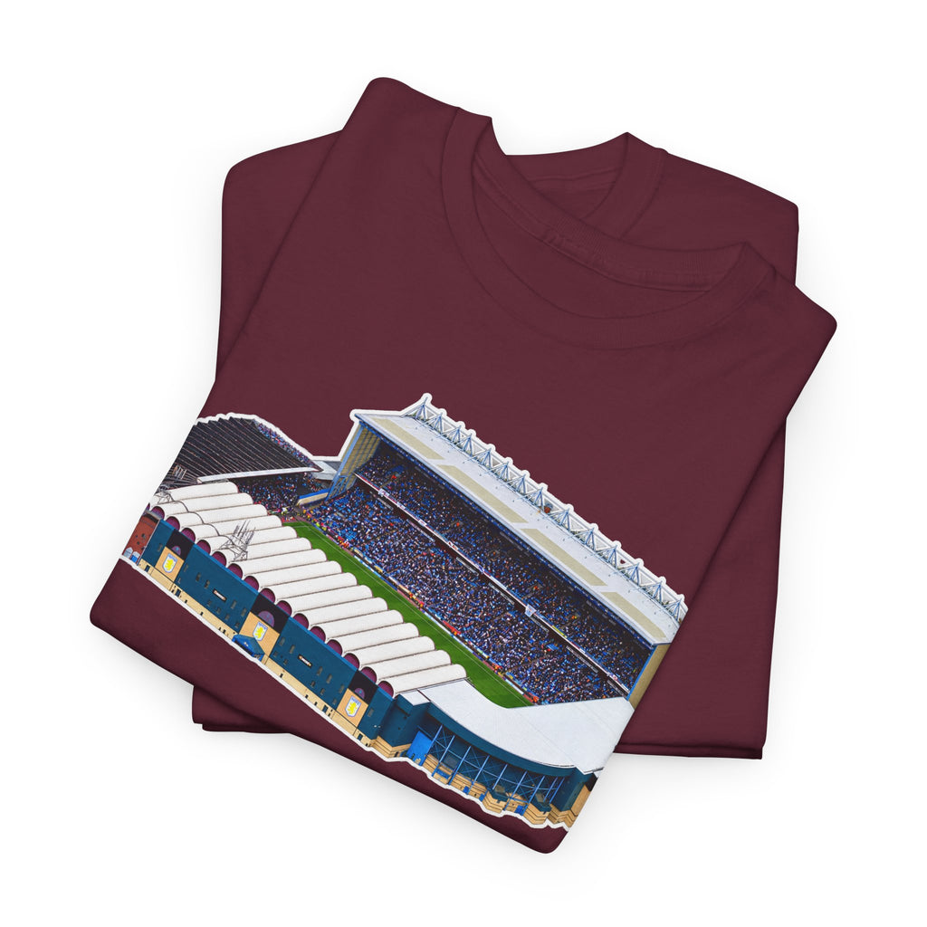 Manchester City Maine Road Stadium Illustration T‑Shirt — Vintage Football Arena Graphic Tee