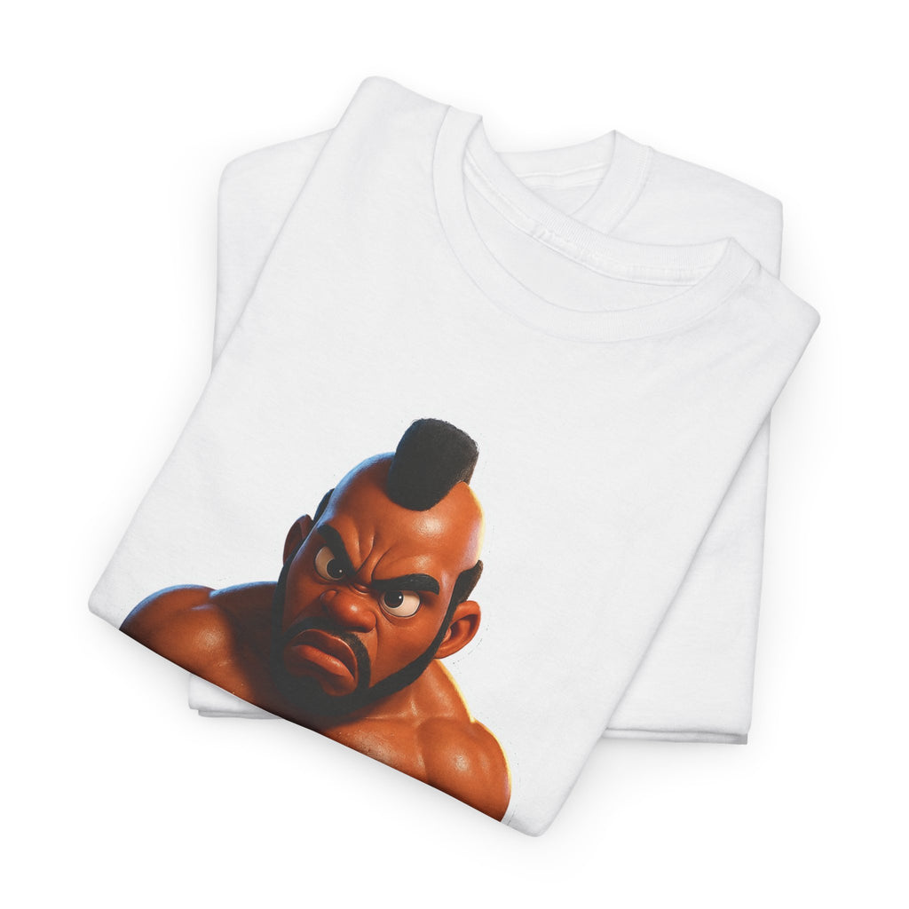 MR T Clubber Lang Boxer Character Tee — Tough Guy Cartoon Boxing T-Shirt