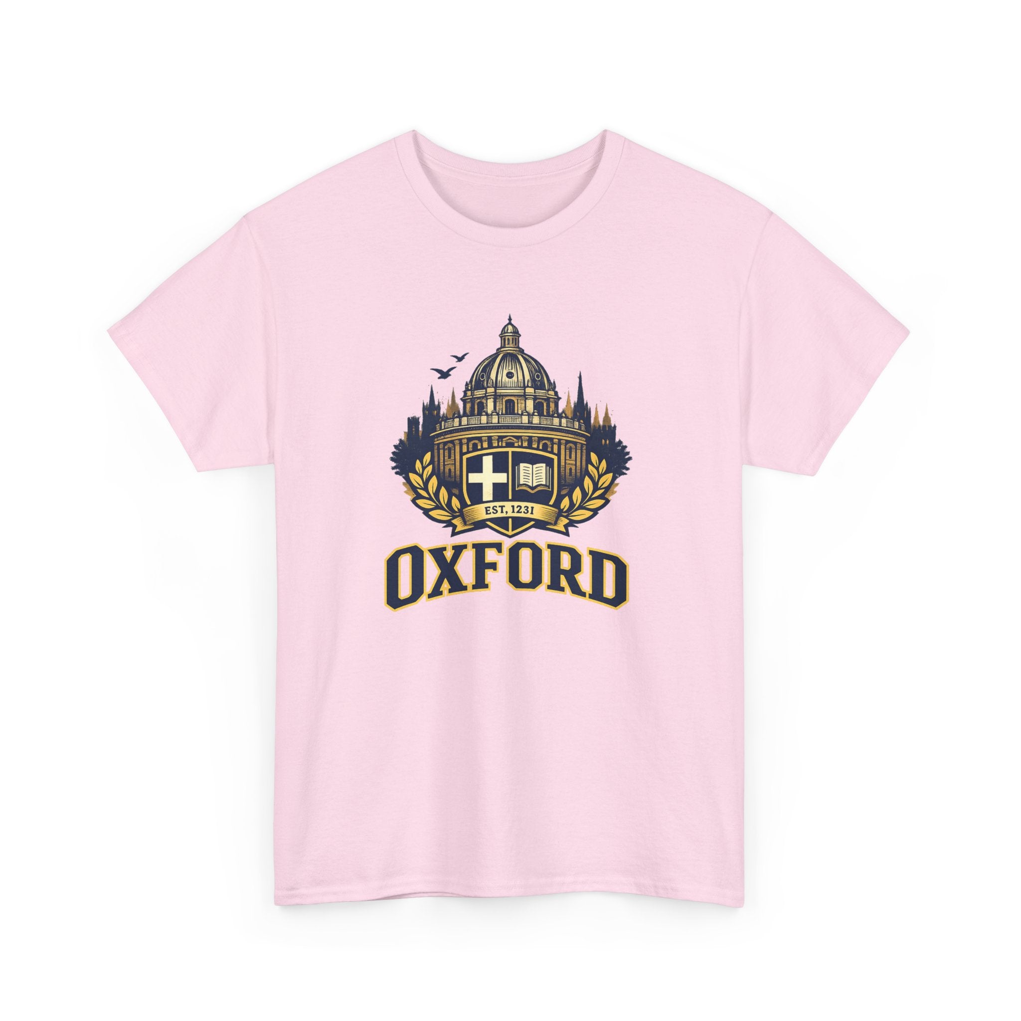 Oxford Crest T-Shirt — Vintage University Graphic Tee