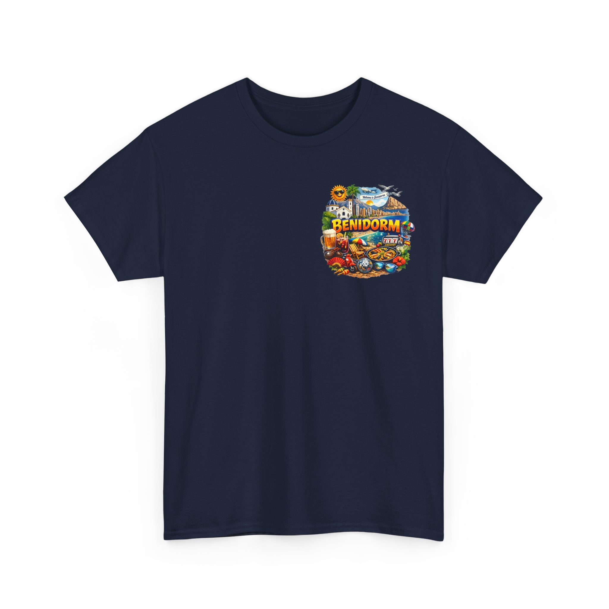 Benidorm Souvenir T‑Shirt — Spain Beach Holiday Graphic Tee