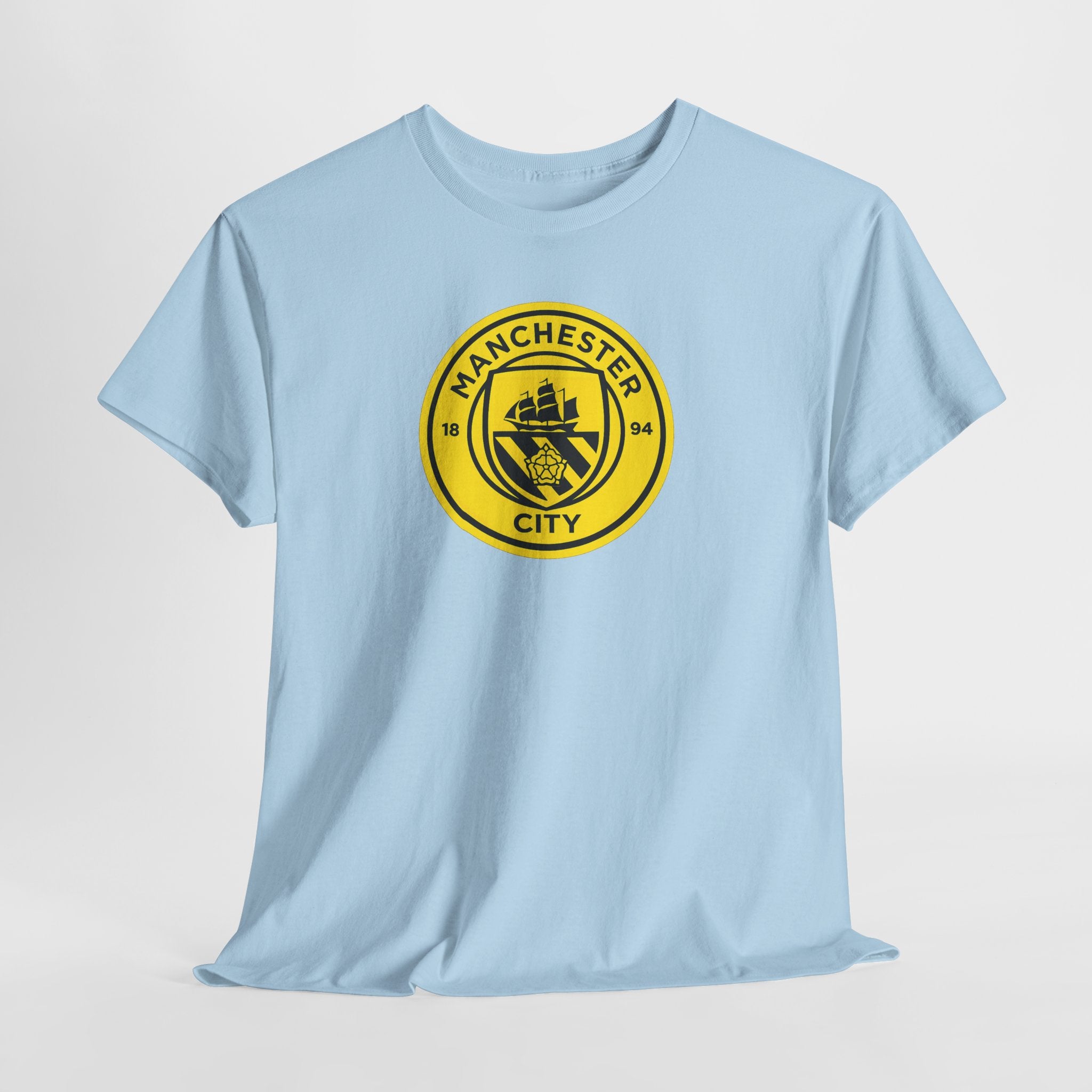 Manchester City Yellow Crest T-Shirt