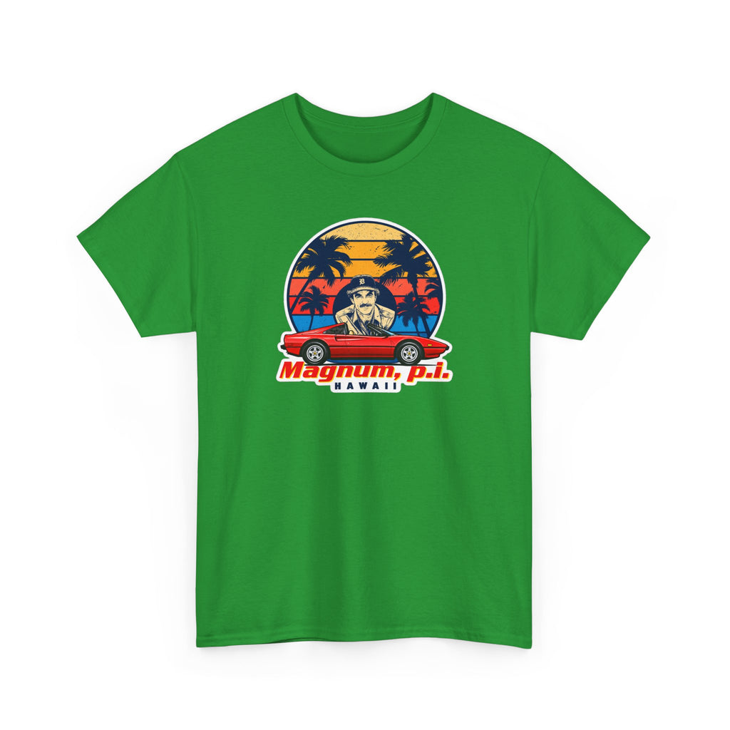 Magnum P.I. Hawaii Retro Sunset Cotton T-Shirt / Tee