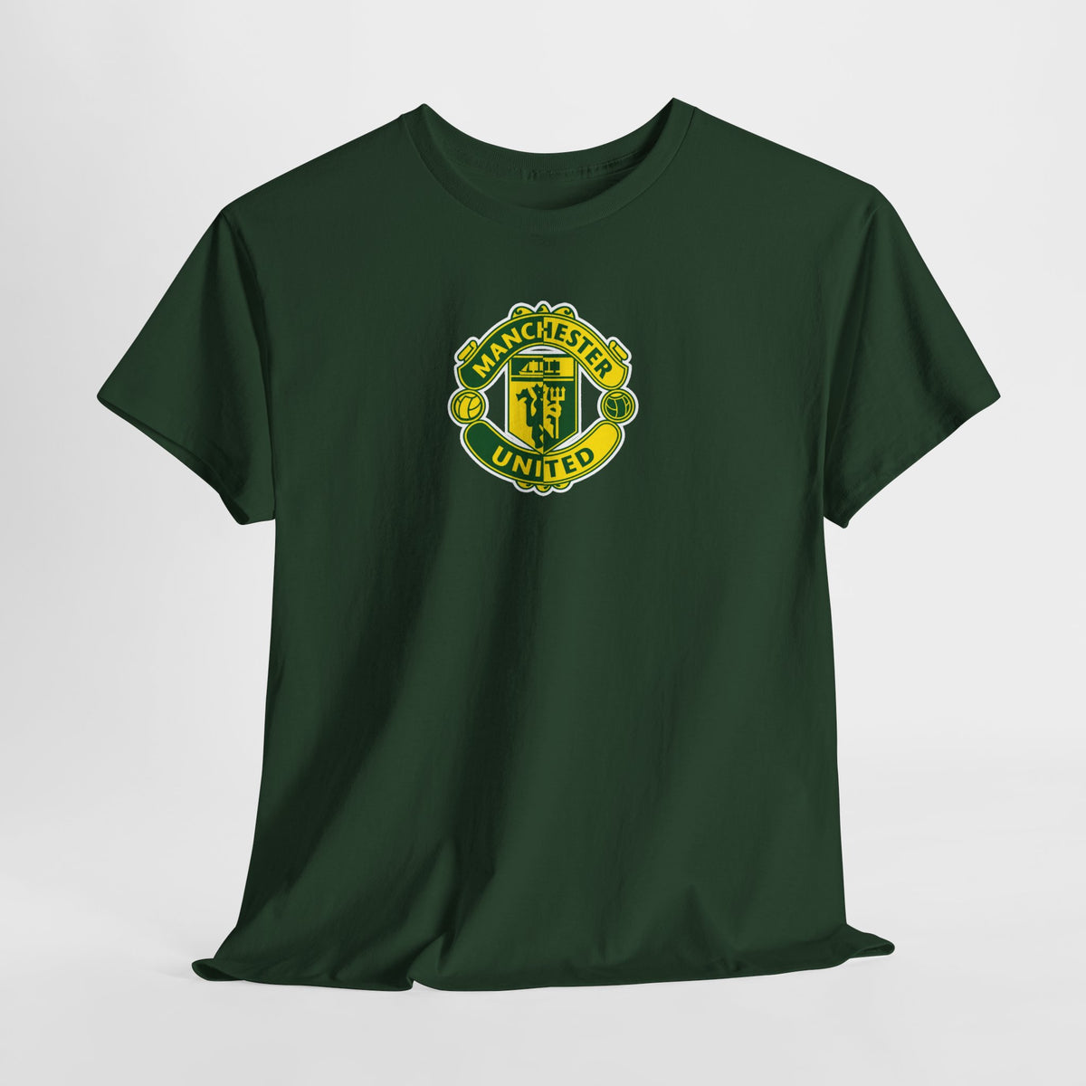 Manchester United Retro Crest Cotton T-Shirt