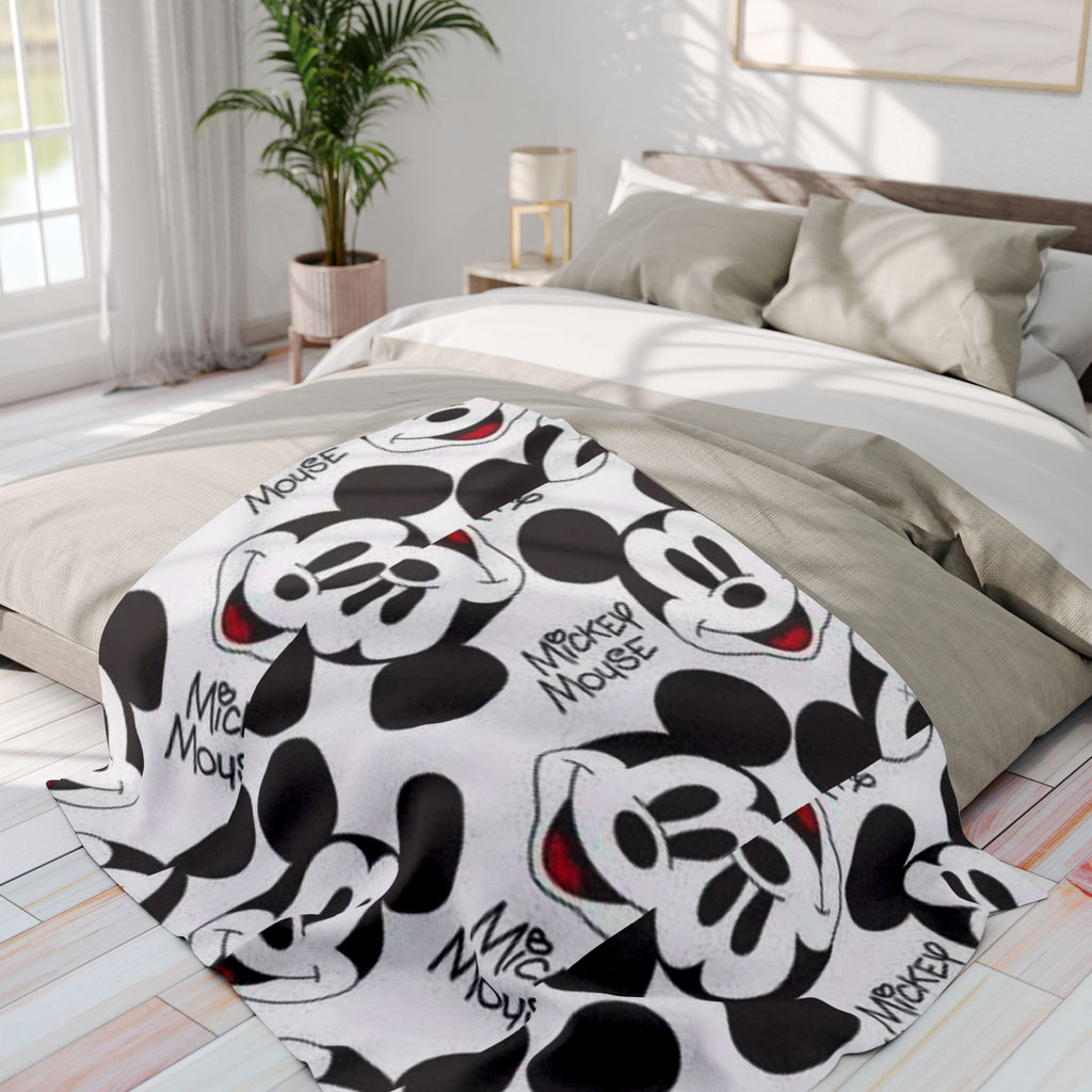 Mickey Mouse Fleece Blanket — Soft Disney Character Throw