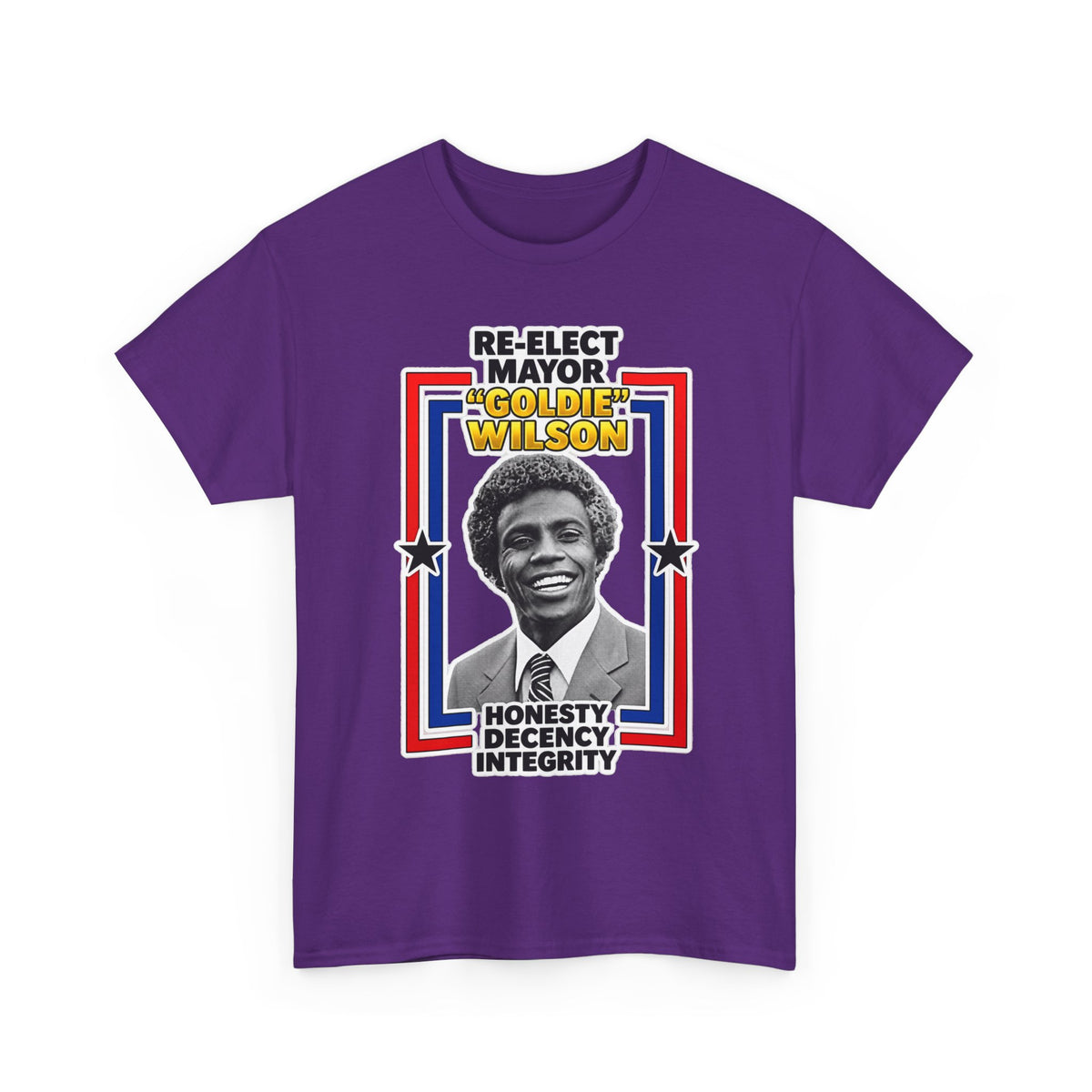 Re-Elect Mayor Goldie Wilson Back to the Future Cotton T-Shirt