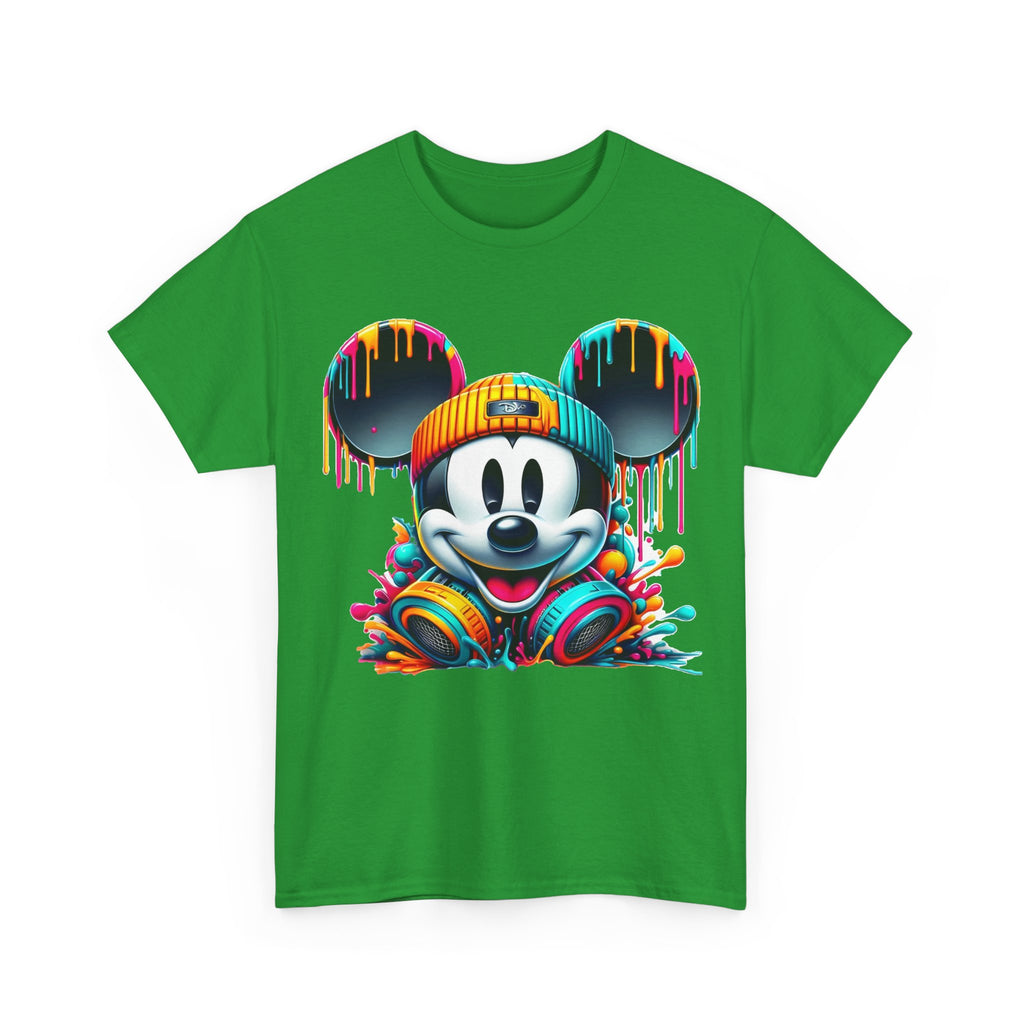 Mickey Graphic Tee — Colorful Street Art Mouse Character T-Shirt