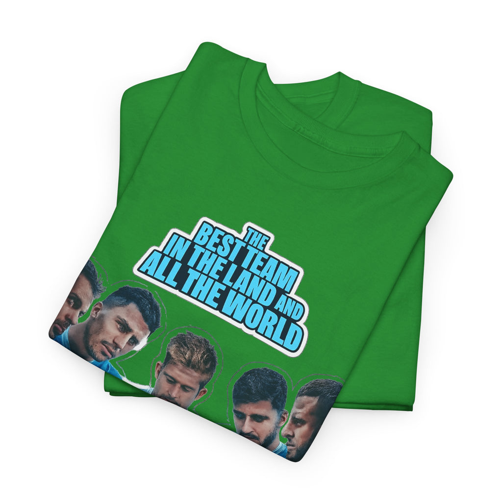 Manchester City — "Best Team in the Land and All the World" Cotton T-Shirt