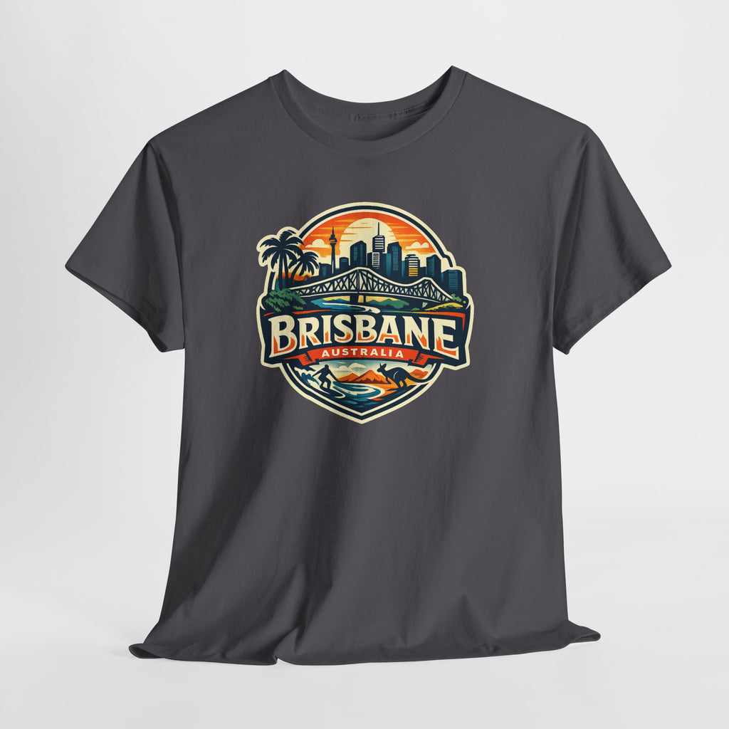 Brisbane Australia Vintage Sunset T-Shirt