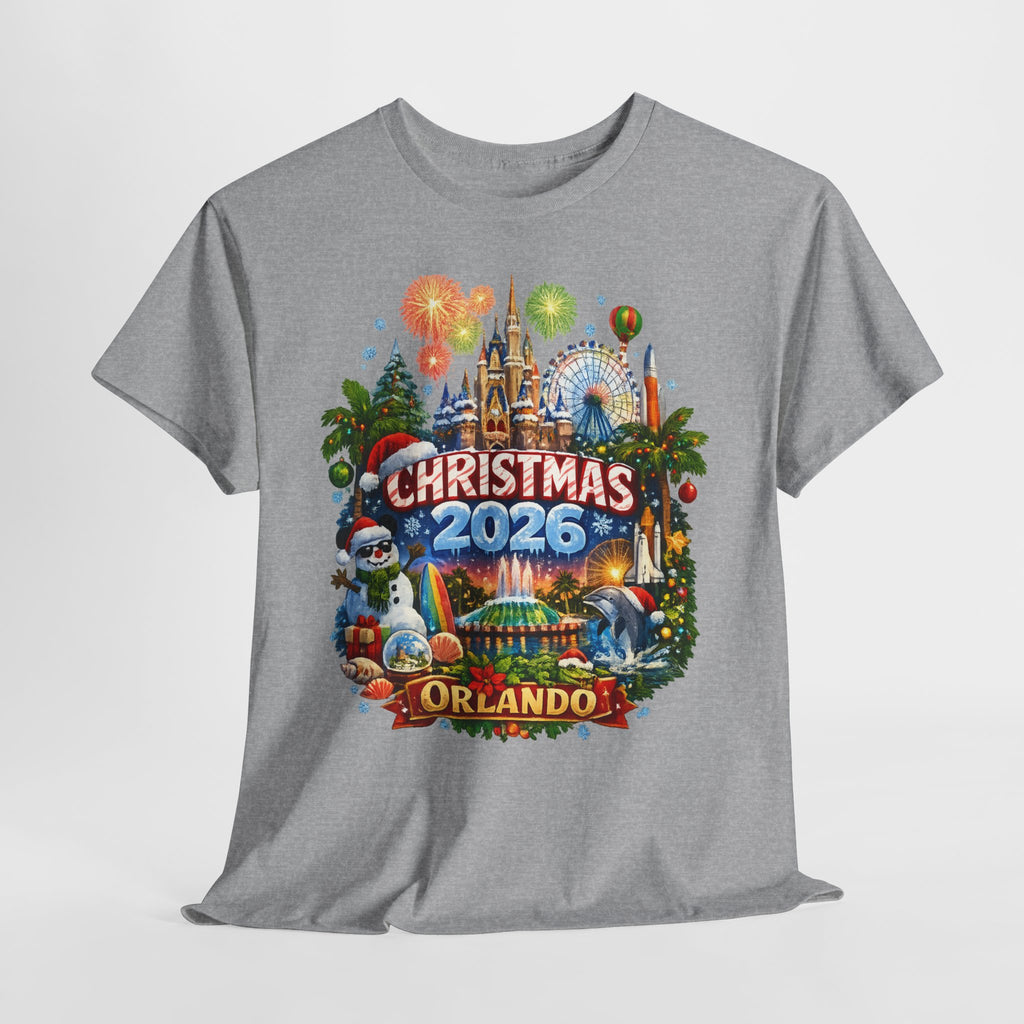 Christmas 2026 Orlando T-Shirt — Holiday Theme Park Souvenir Tee