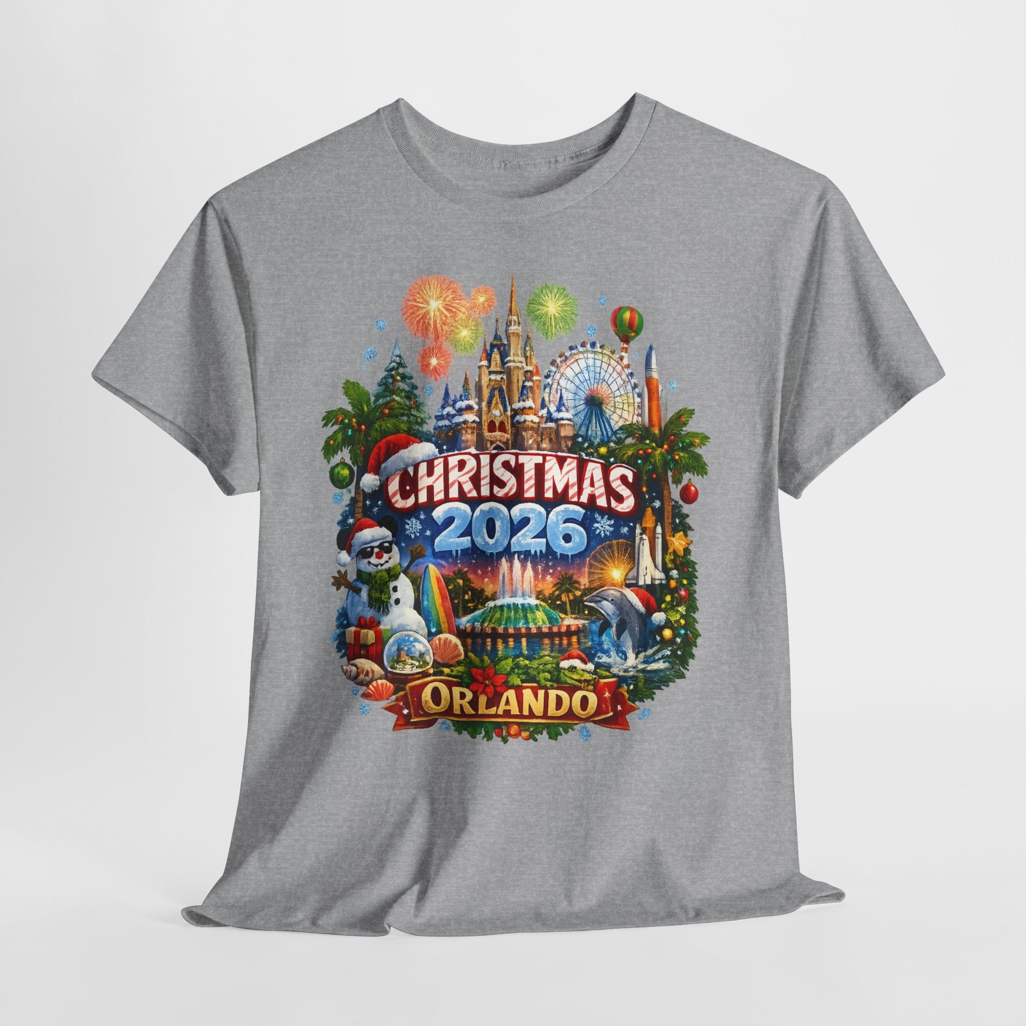 Christmas 2026 Orlando T-Shirt — Holiday Theme Park Souvenir Tee