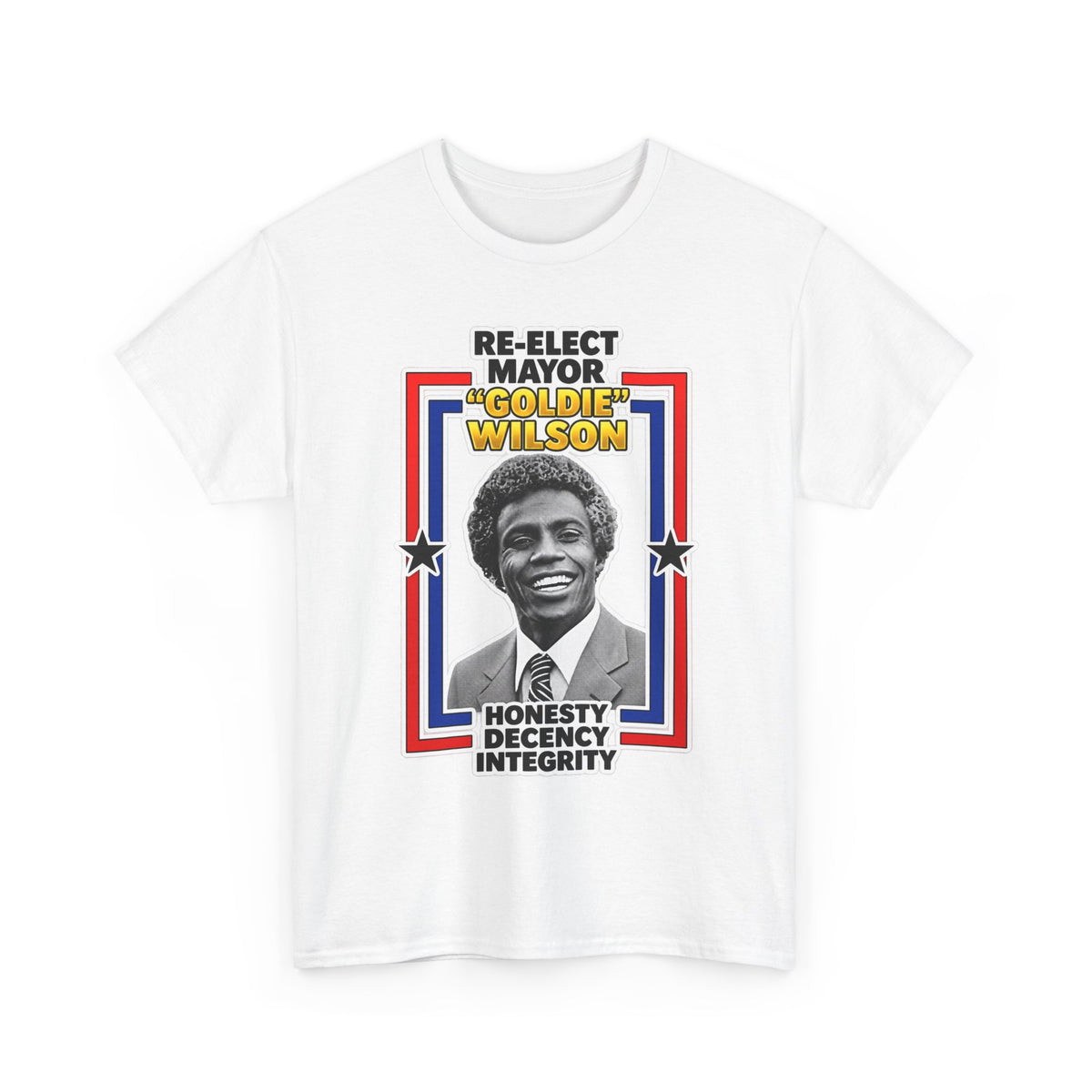 Re-Elect Mayor Goldie Wilson Back to the Future Cotton T-Shirt