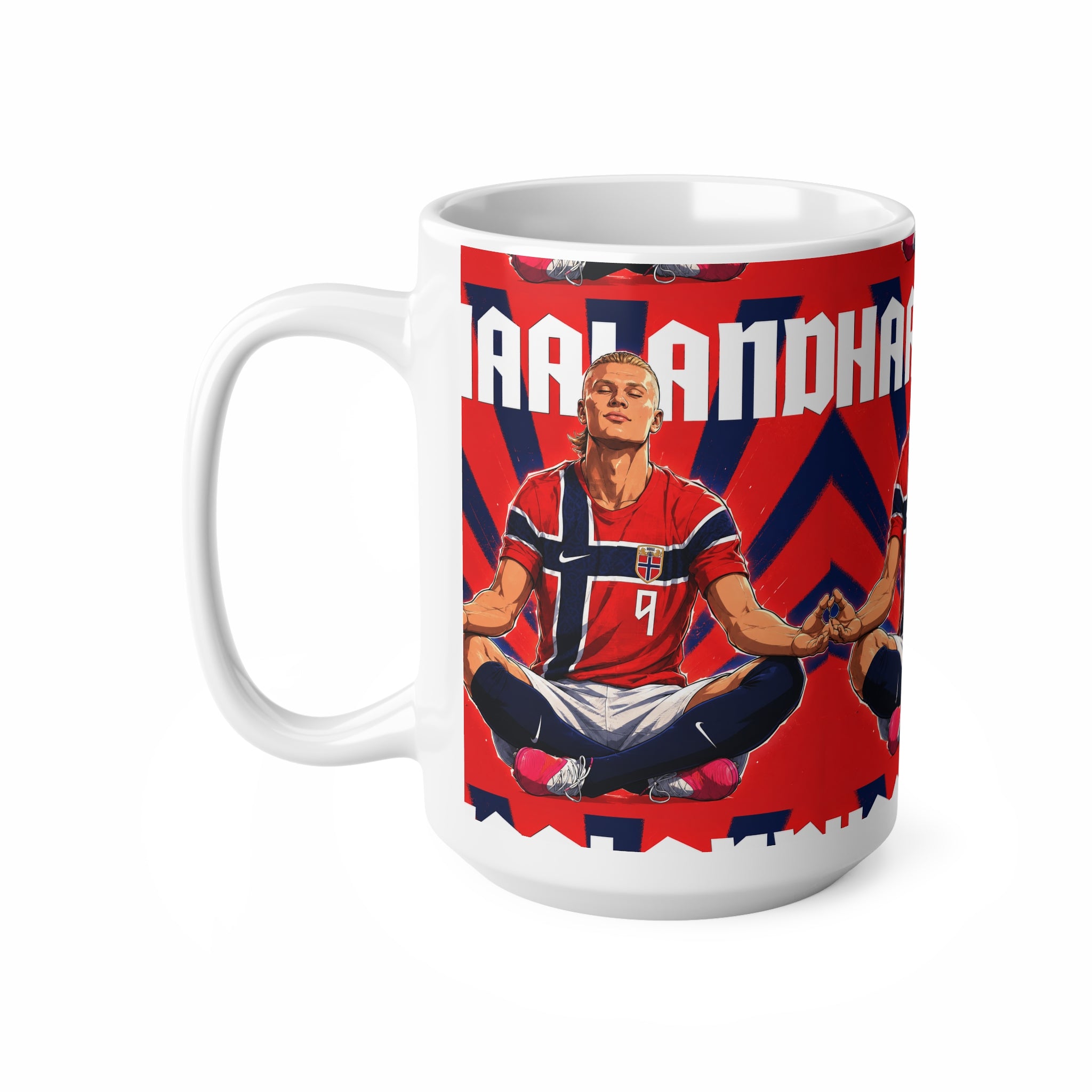 Erling Haaland Norway Player — Ceramic Coffee Cup (11oz & 15oz)
