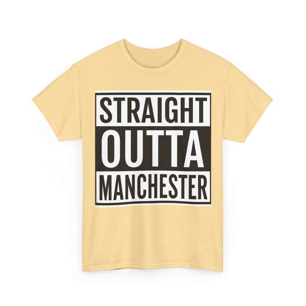 Straight Outta Manchester T-Shirt — Bold City Pride Tee