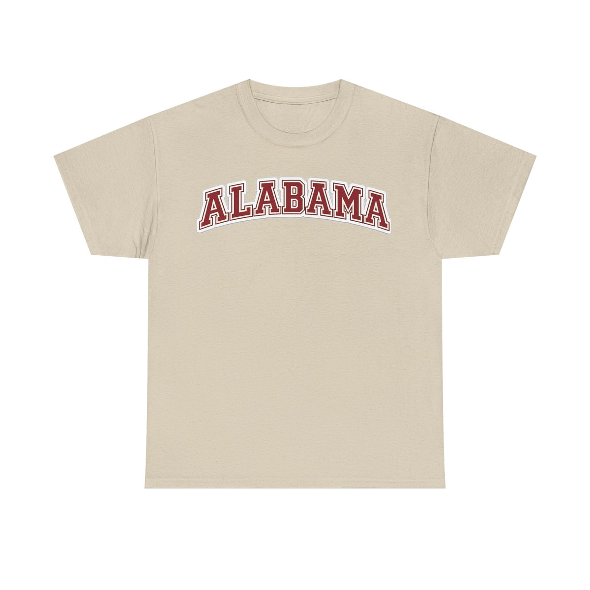 Alabama Arch Logo Tee – Crimson College Pride T‑Shirt