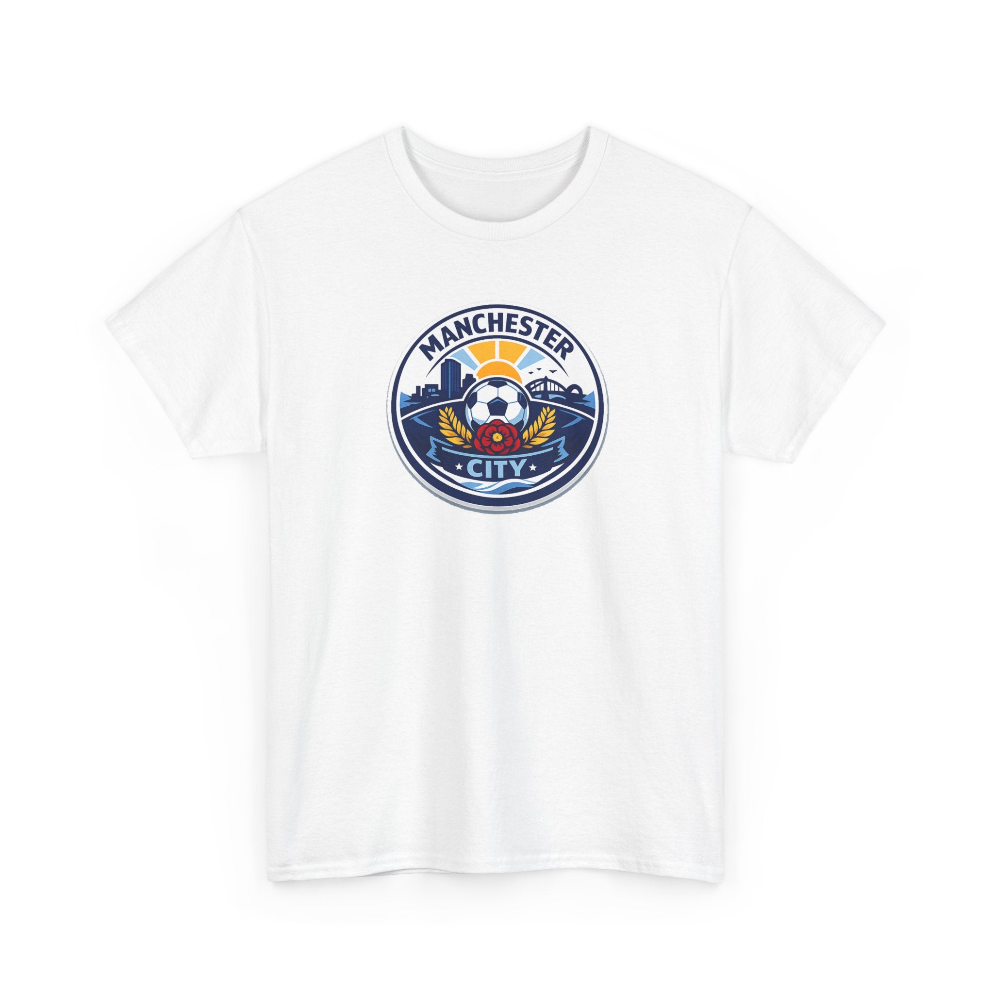 Manchester City Crest T-Shirt — Soccer Fan Tee