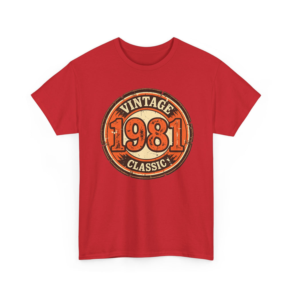 Vintage 1981 Classic T-Shirt — Retro Birthday Tee