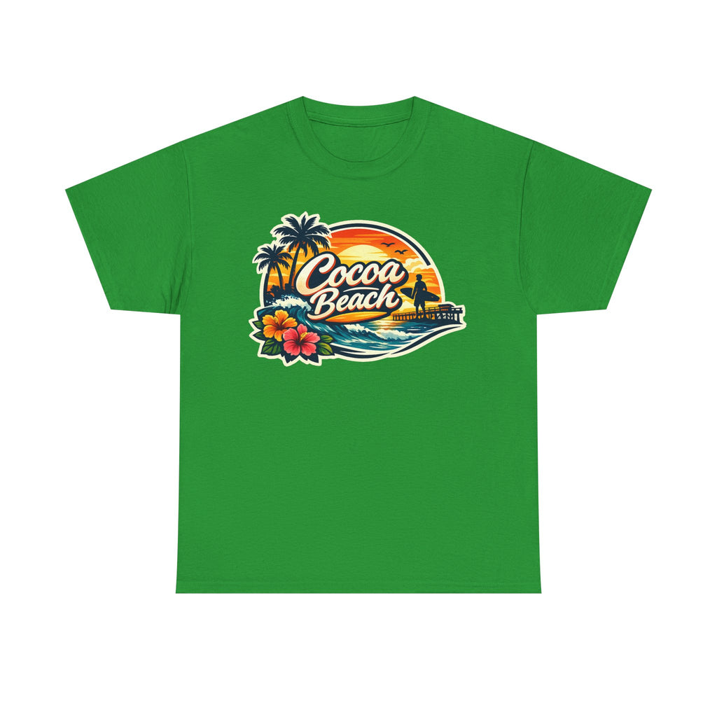 Cocoa Beach Vintage Sunset T-Shirt