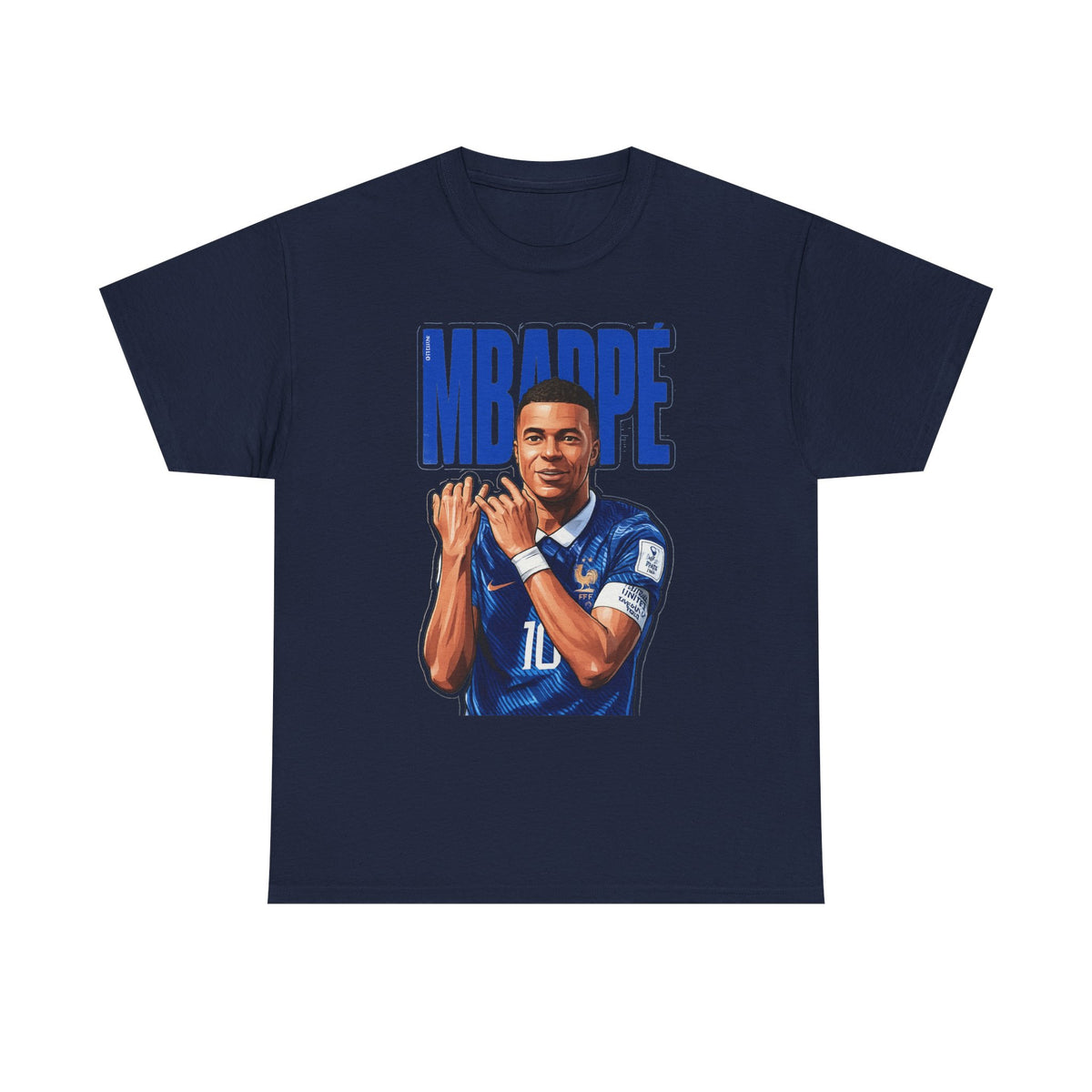 MBAPPE Graphic Shirt Soccer Star Portrait Tee — "