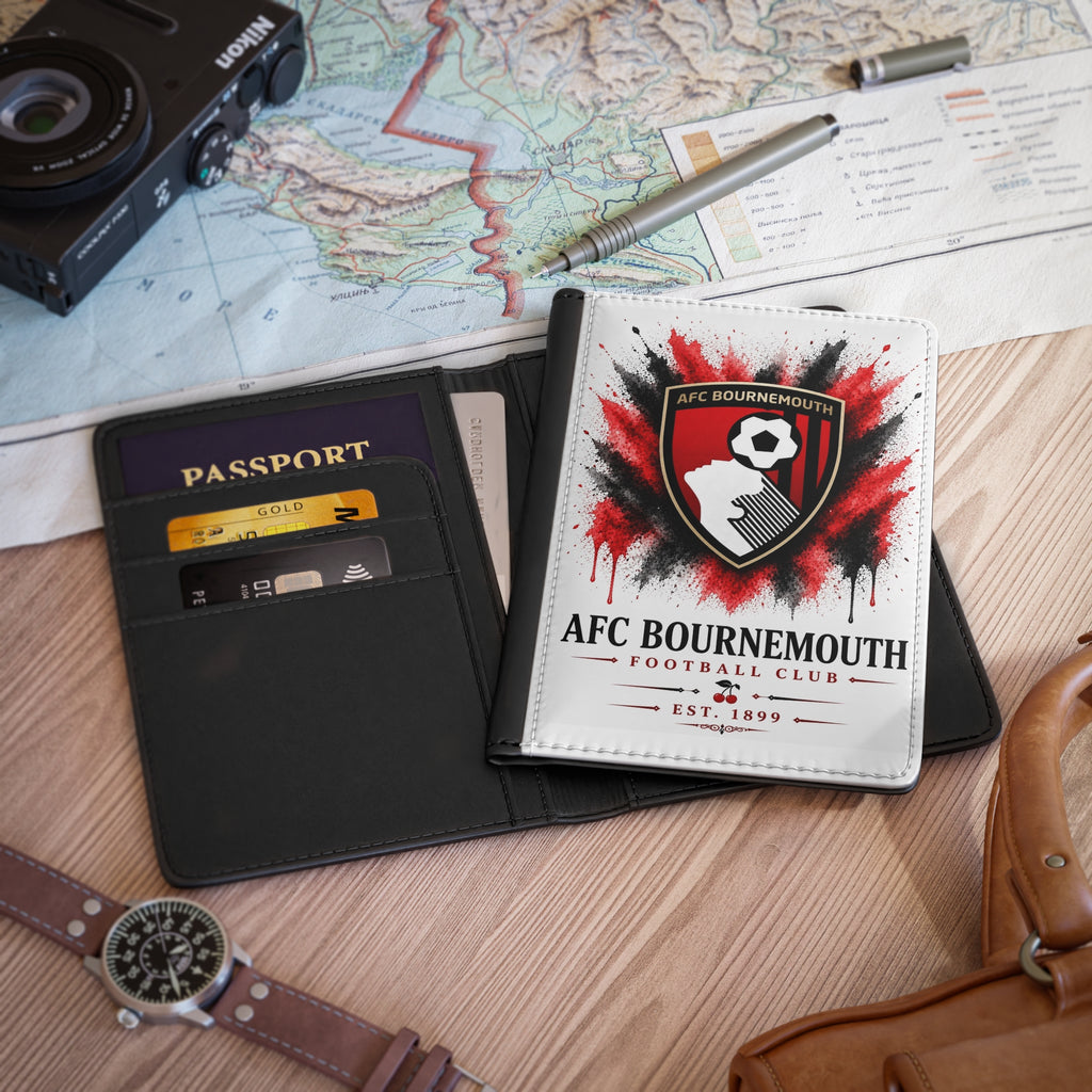 AFC Bournemouth Passport Cover — Football Club Crest Travel Holder