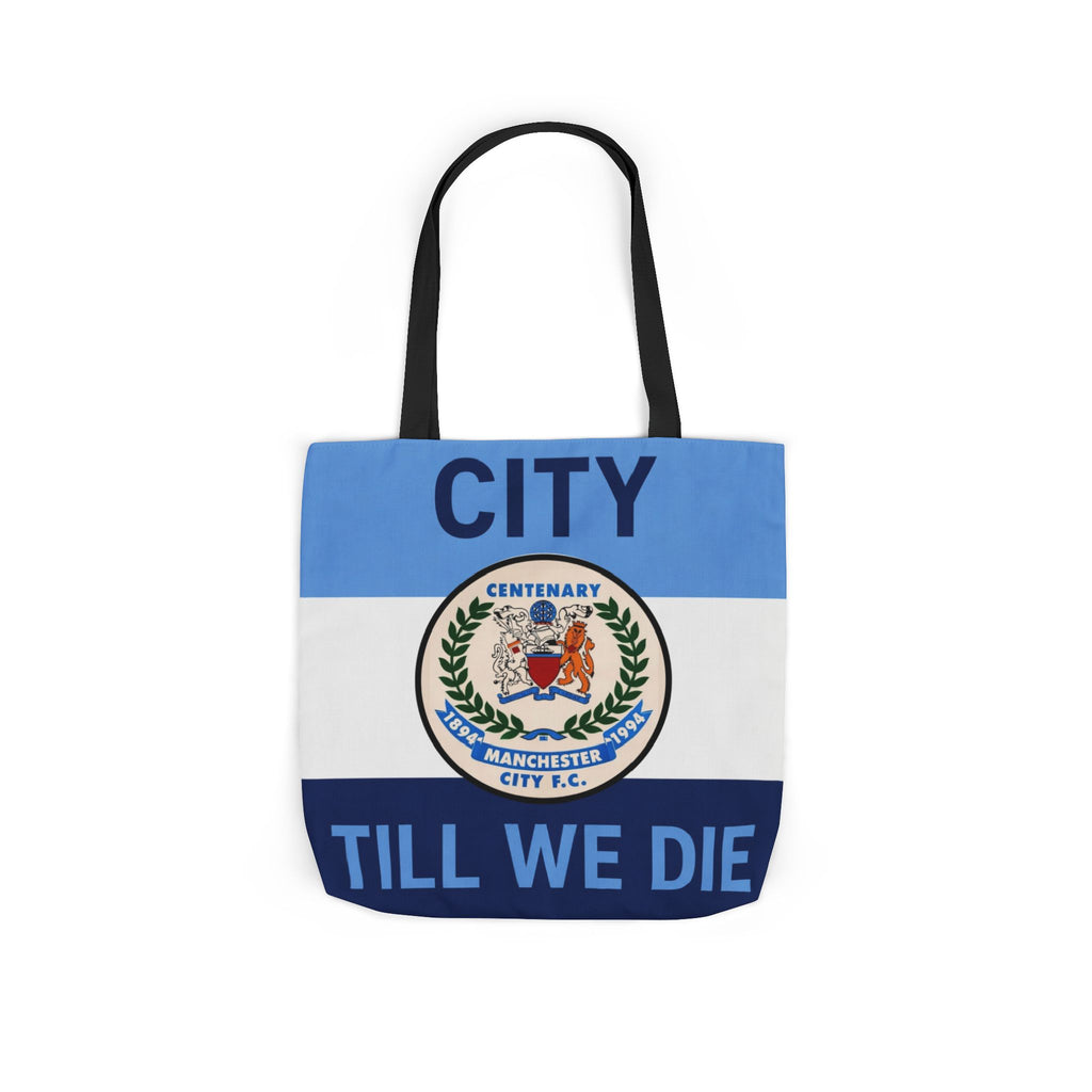 City Till We Die Canvas Tote Bag — Football Fan Flag Tote