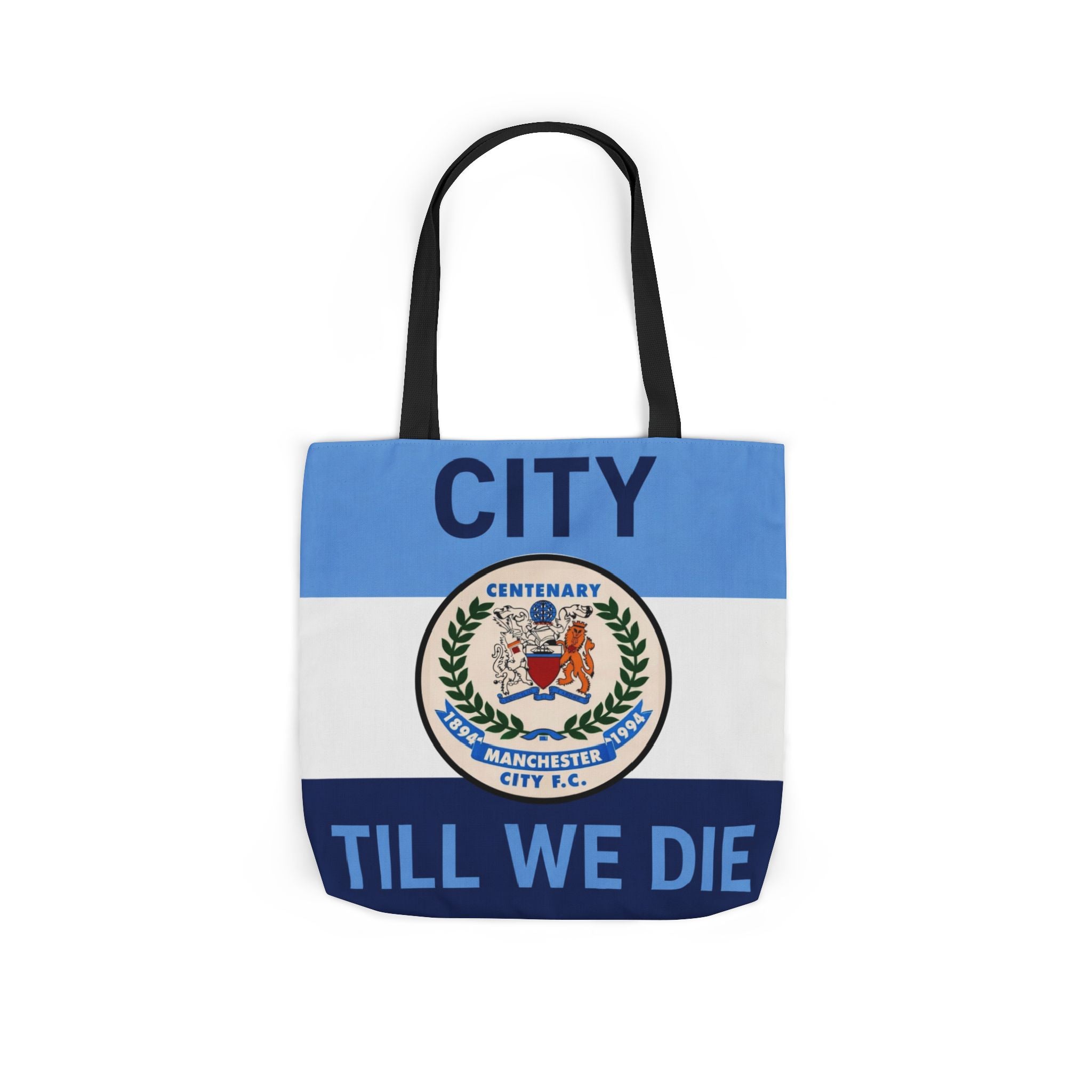 City Till We Die Canvas Tote Bag — Football Fan Flag Tote