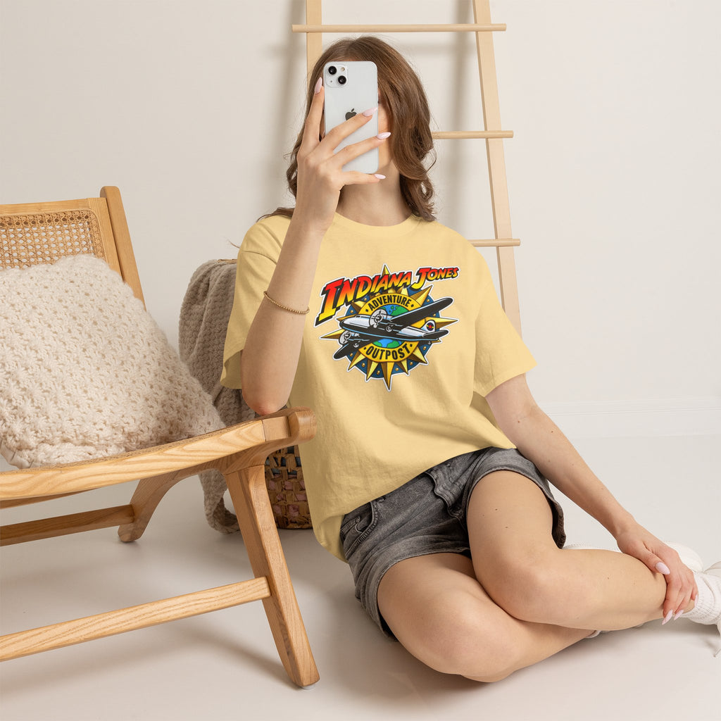 Indiana Jones Adventure Outpost Cotton T-Shirt / Tee