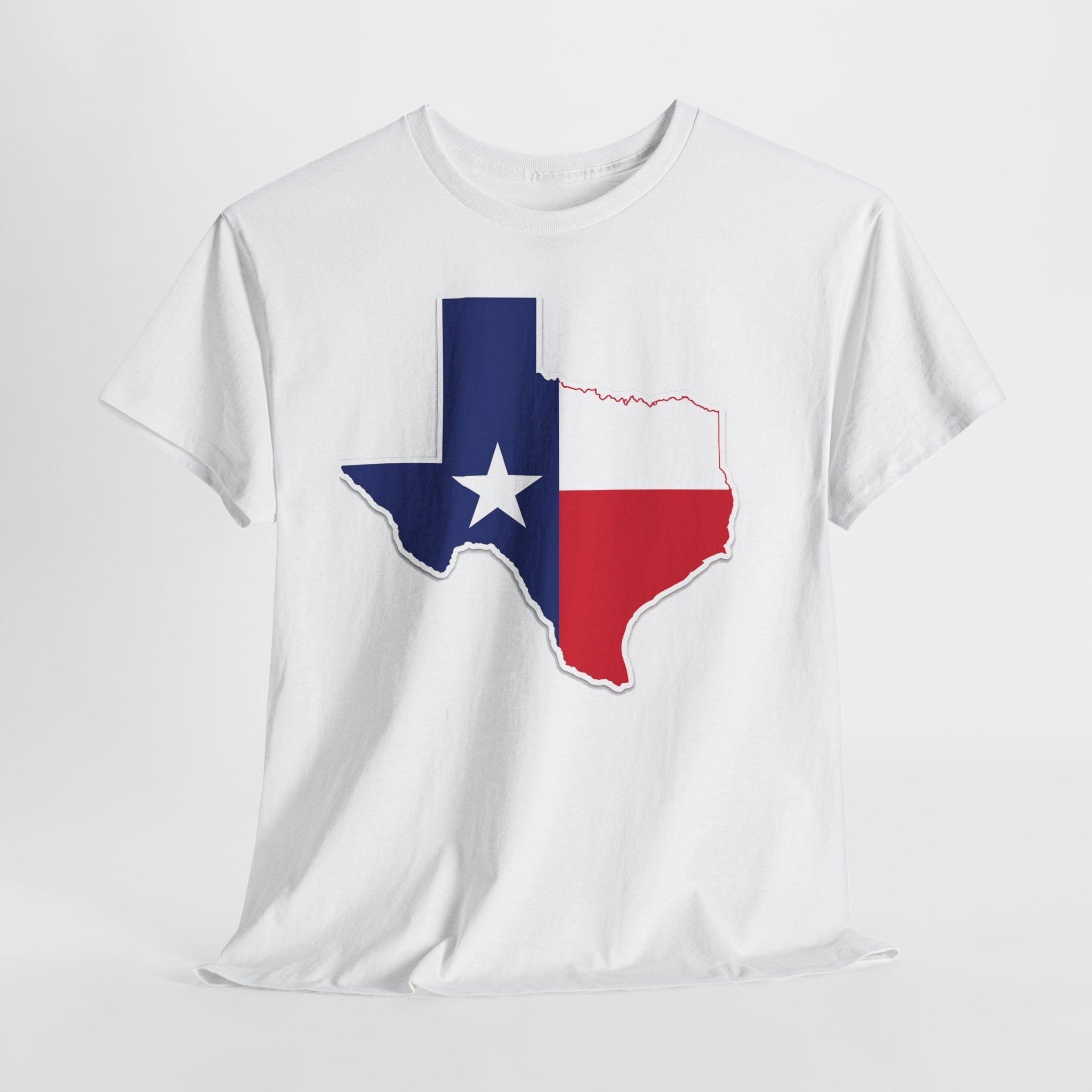Texas Flag Outline T-Shirt — Lone Star State Pride Tee