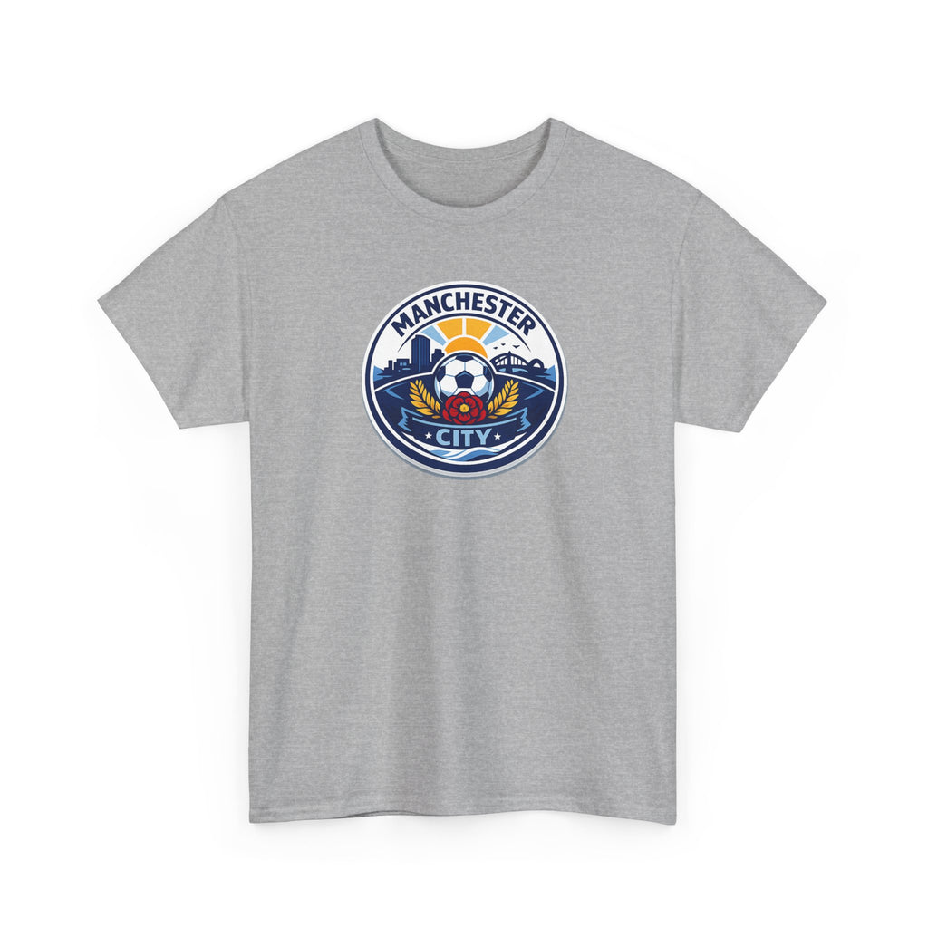 Manchester City Crest T-Shirt — Soccer Fan Tee