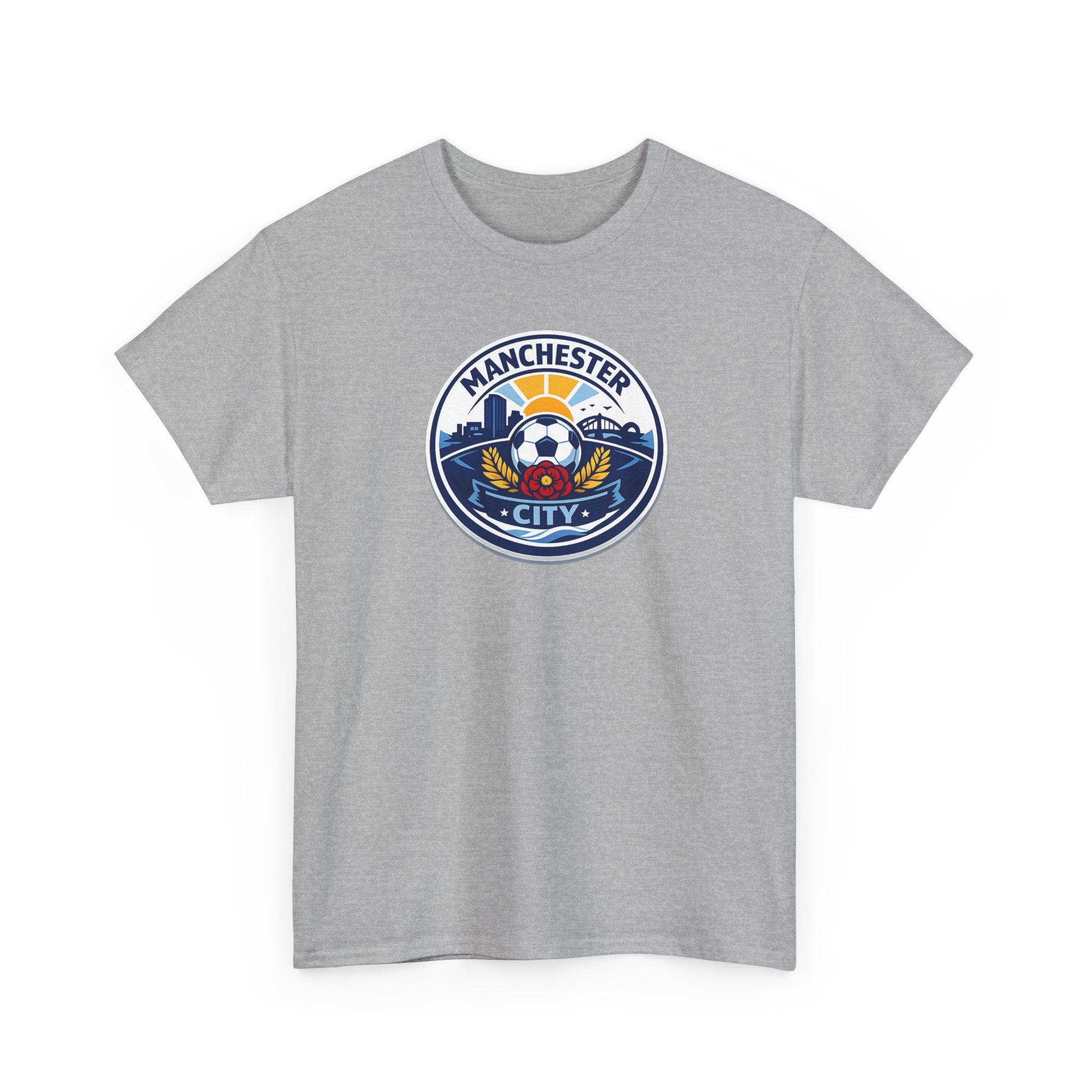 Manchester City Crest T-Shirt — Soccer Fan Tee