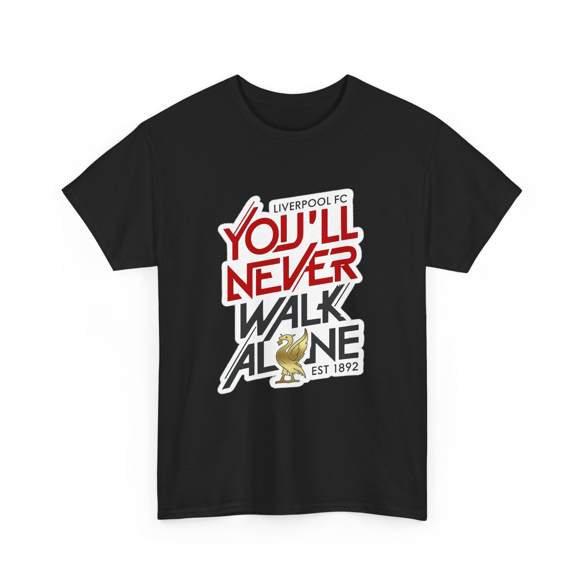 Liverpool You'll Never Walk Alone Cotton T-Shirt — Liverpool FC Fan Tee