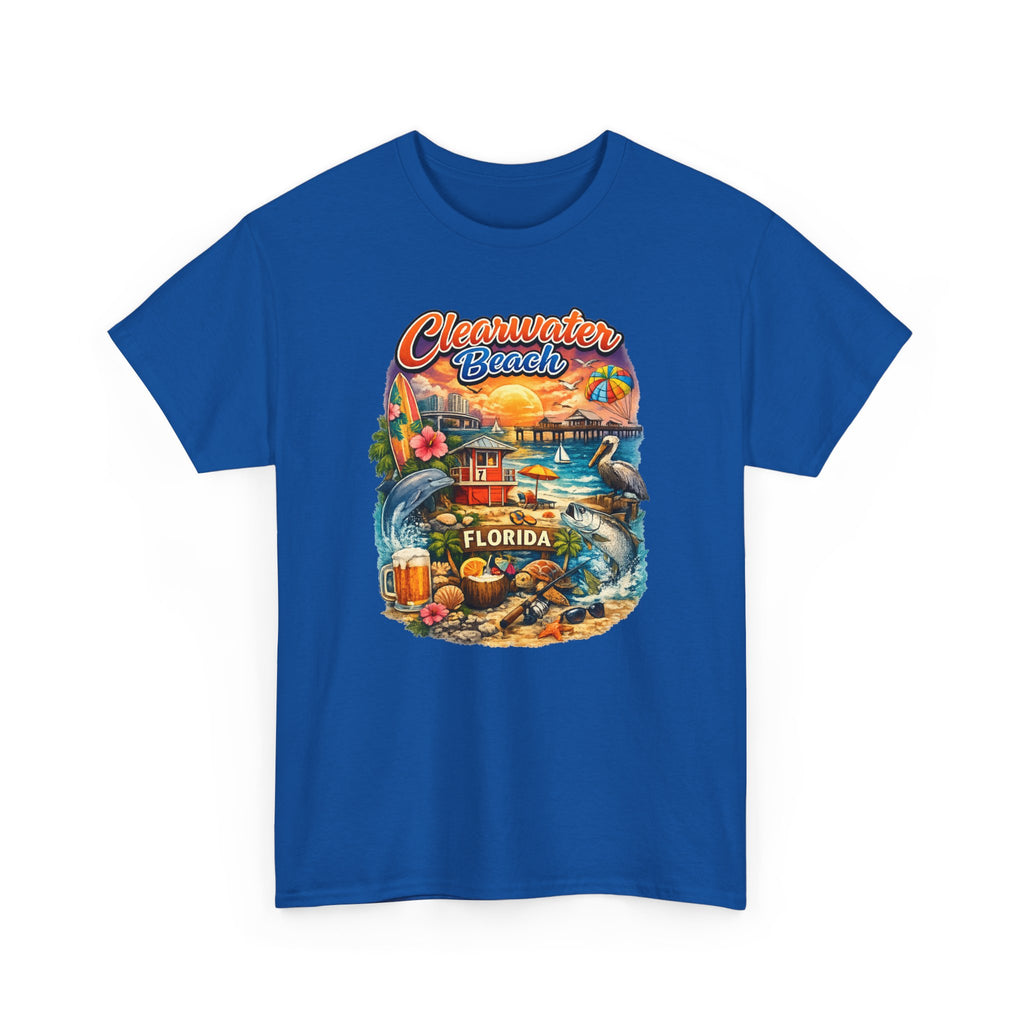 Clearwater Beach Florida Vintage Vacation T-Shirt