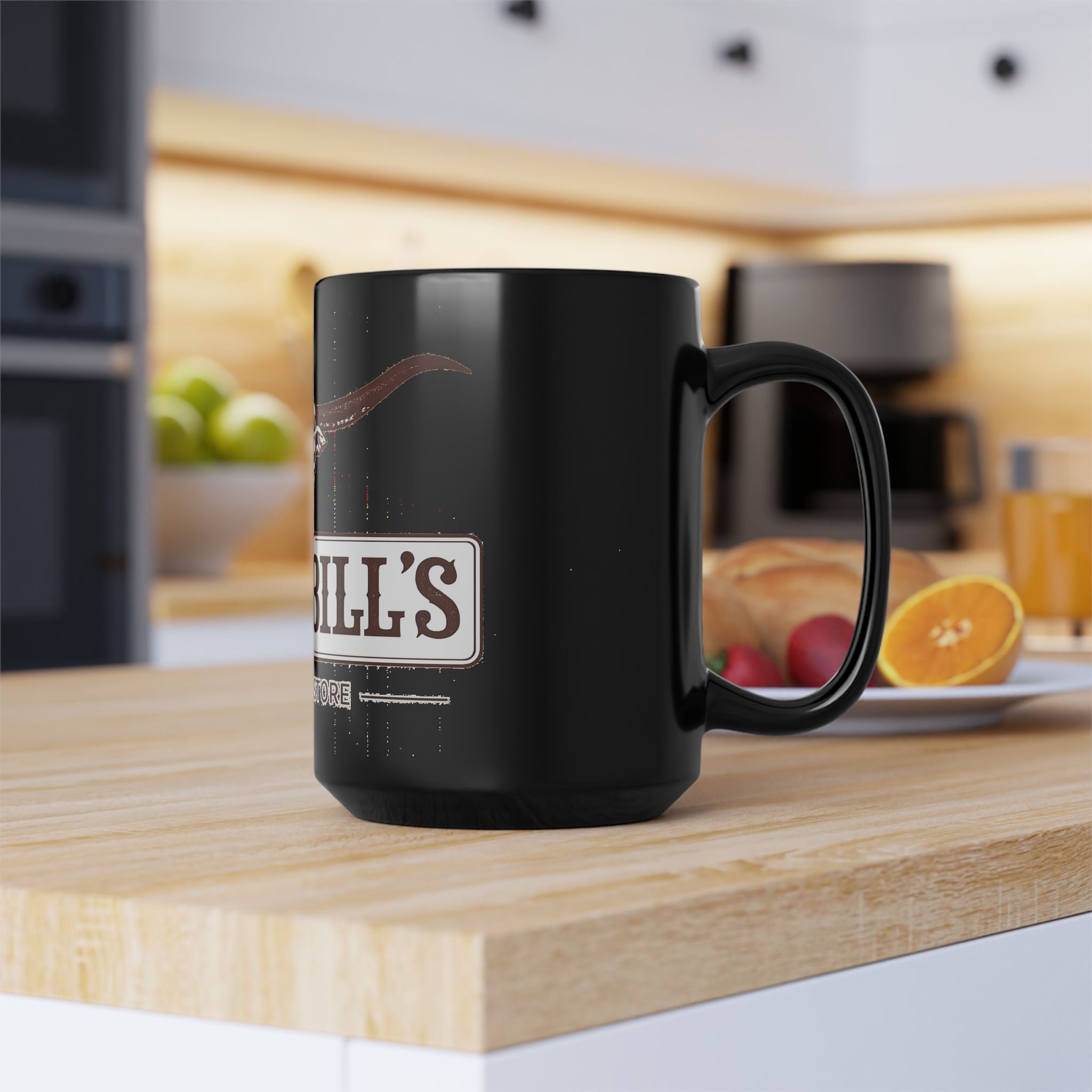 Wild Bill's Western Store Black Coffee Mug (11oz & 15oz)
